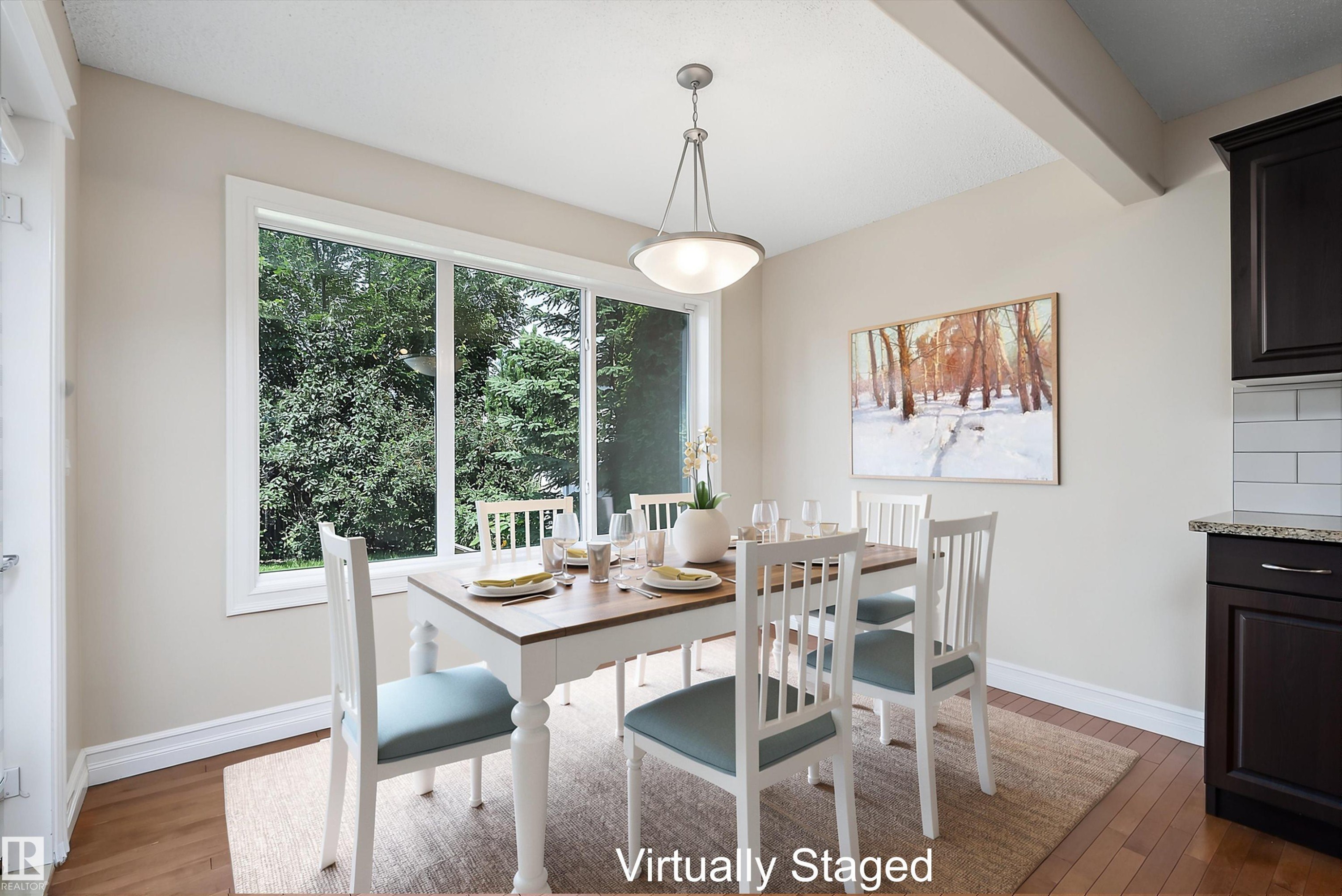 17330 8A Avenue Sw, Edmonton, AB - Indoor Photo Showing Dining Room