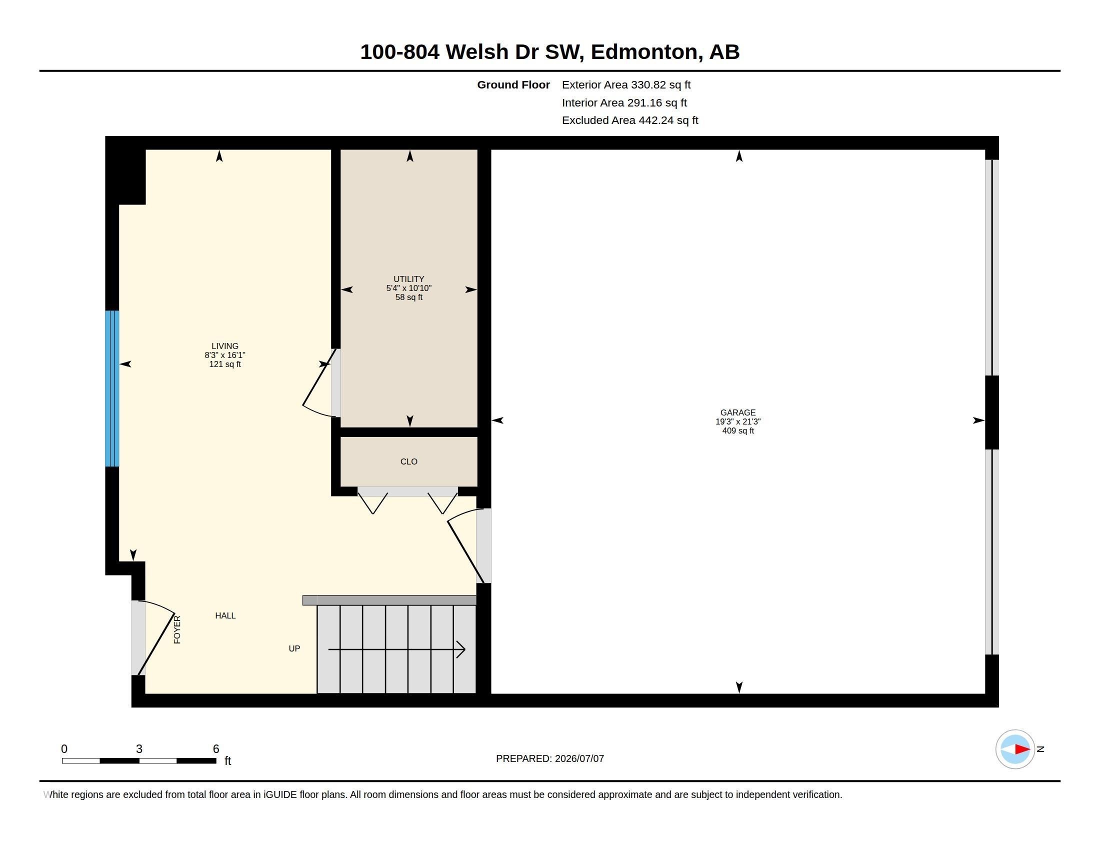 Floor plan - #100 804 Welsh Dr Sw, Edmonton, AB - Other