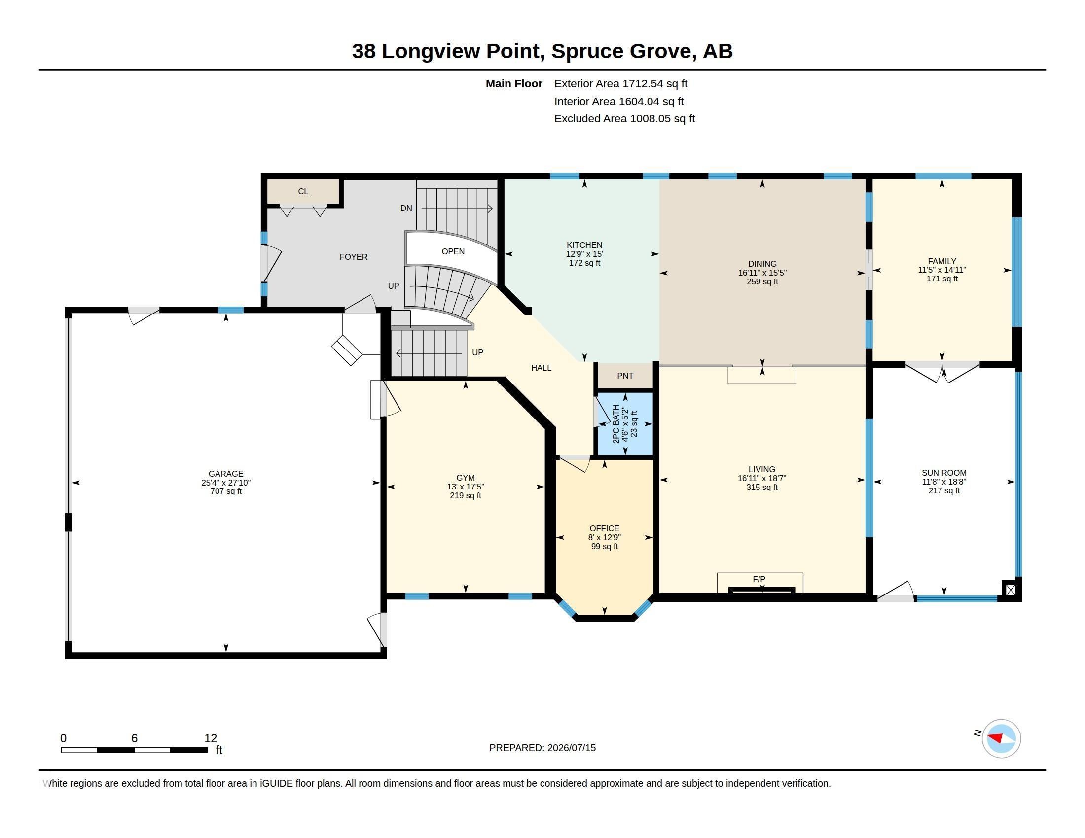 Floor plan - 38 Longview Point(E), Spruce Grove, AB - Other