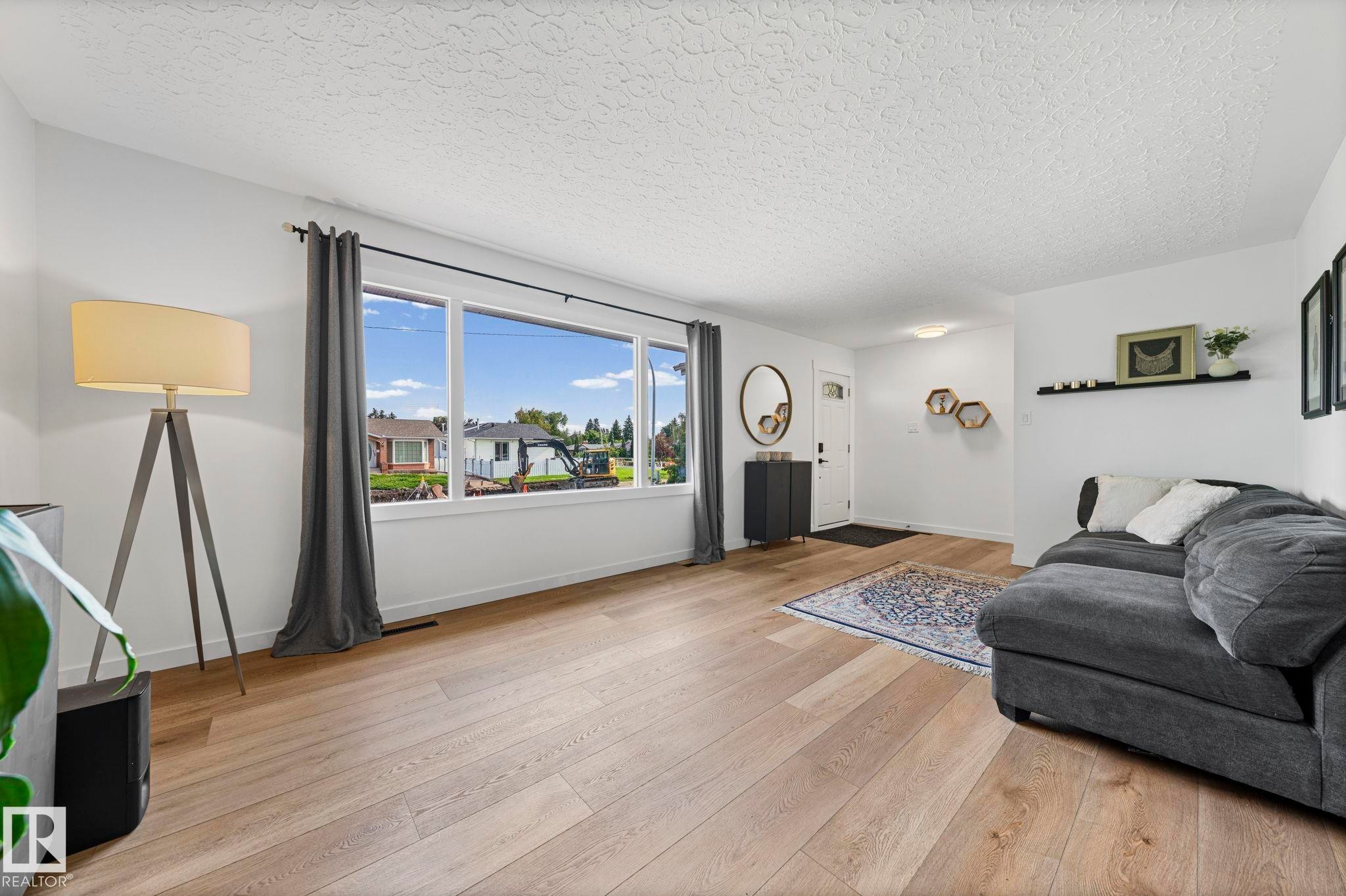 5707 95 Avenue Nw, Edmonton, AB - Indoor Photo Showing Living Room