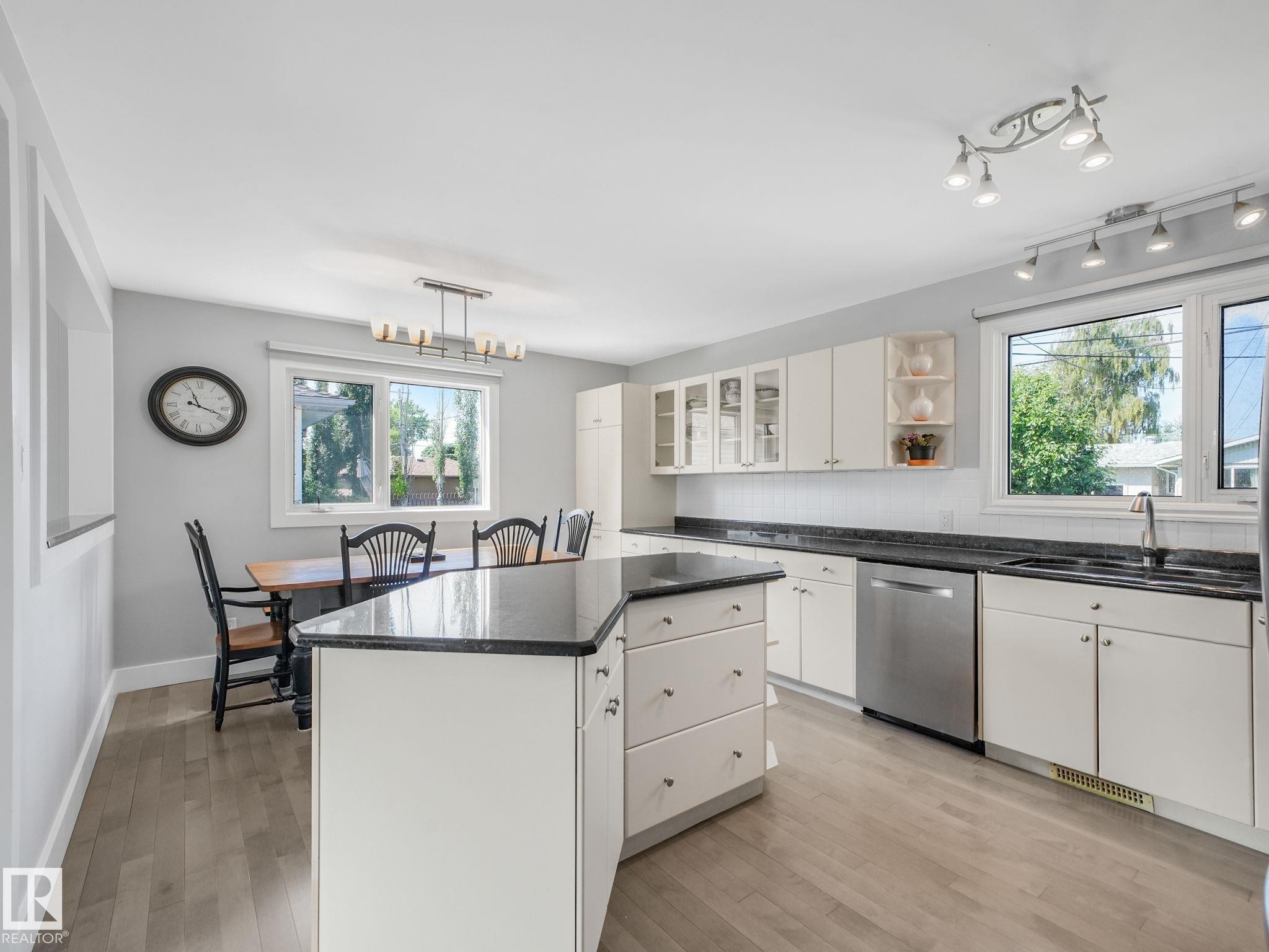 9528 54 Street Nw, Edmonton, AB - Indoor Photo Showing Kitchen