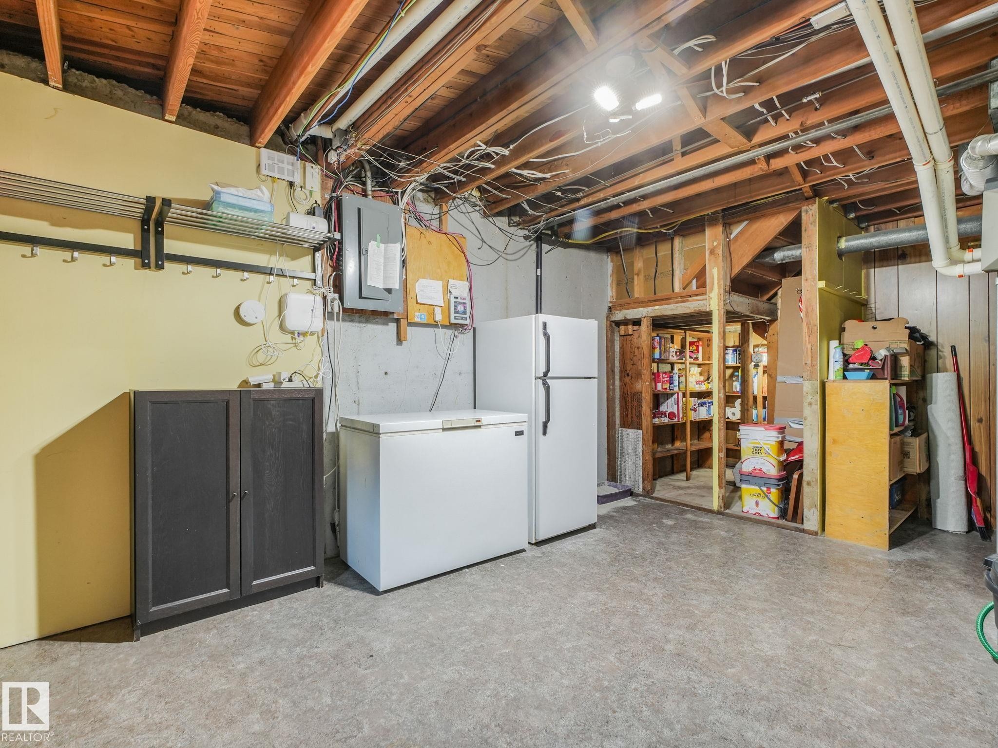 9528 54 Street Nw, Edmonton, AB - Indoor Photo Showing Basement