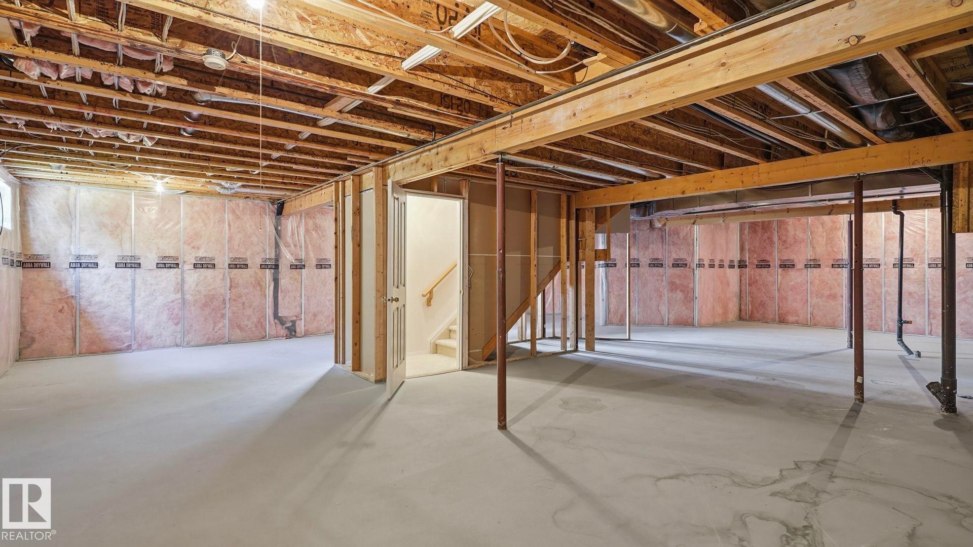 #31 8 Dechene Rd Nw, Edmonton, AB - Indoor Photo Showing Basement