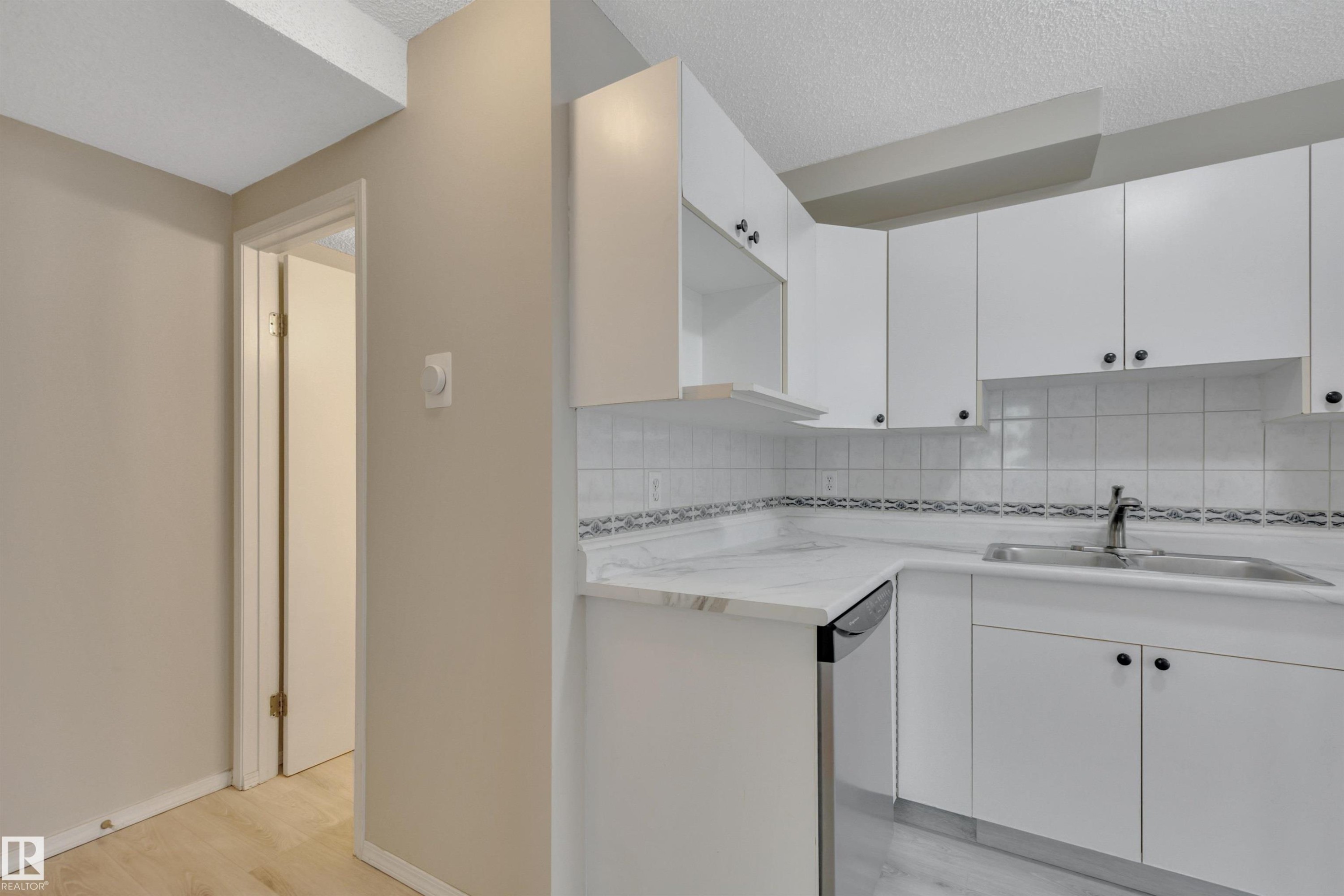 2218 38 Street Nw, Edmonton, AB - Indoor Photo Showing Kitchen With Double Sink