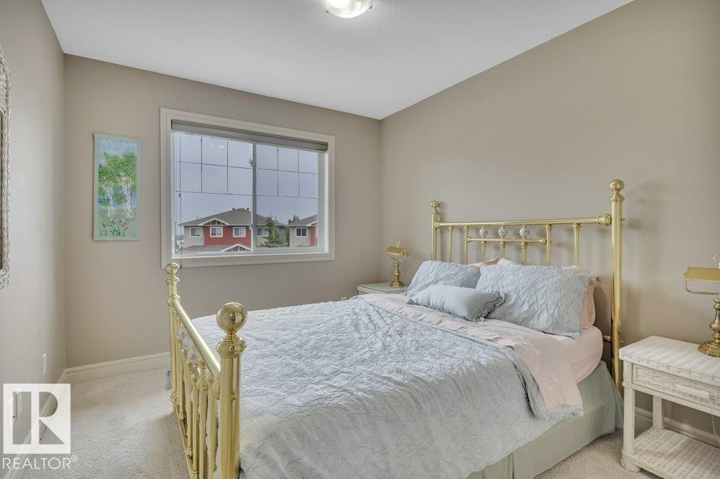 3rd Bedroom - East facing window - #10 15151 43 St Nw, Edmonton, AB - Indoor Photo Showing Bedroom