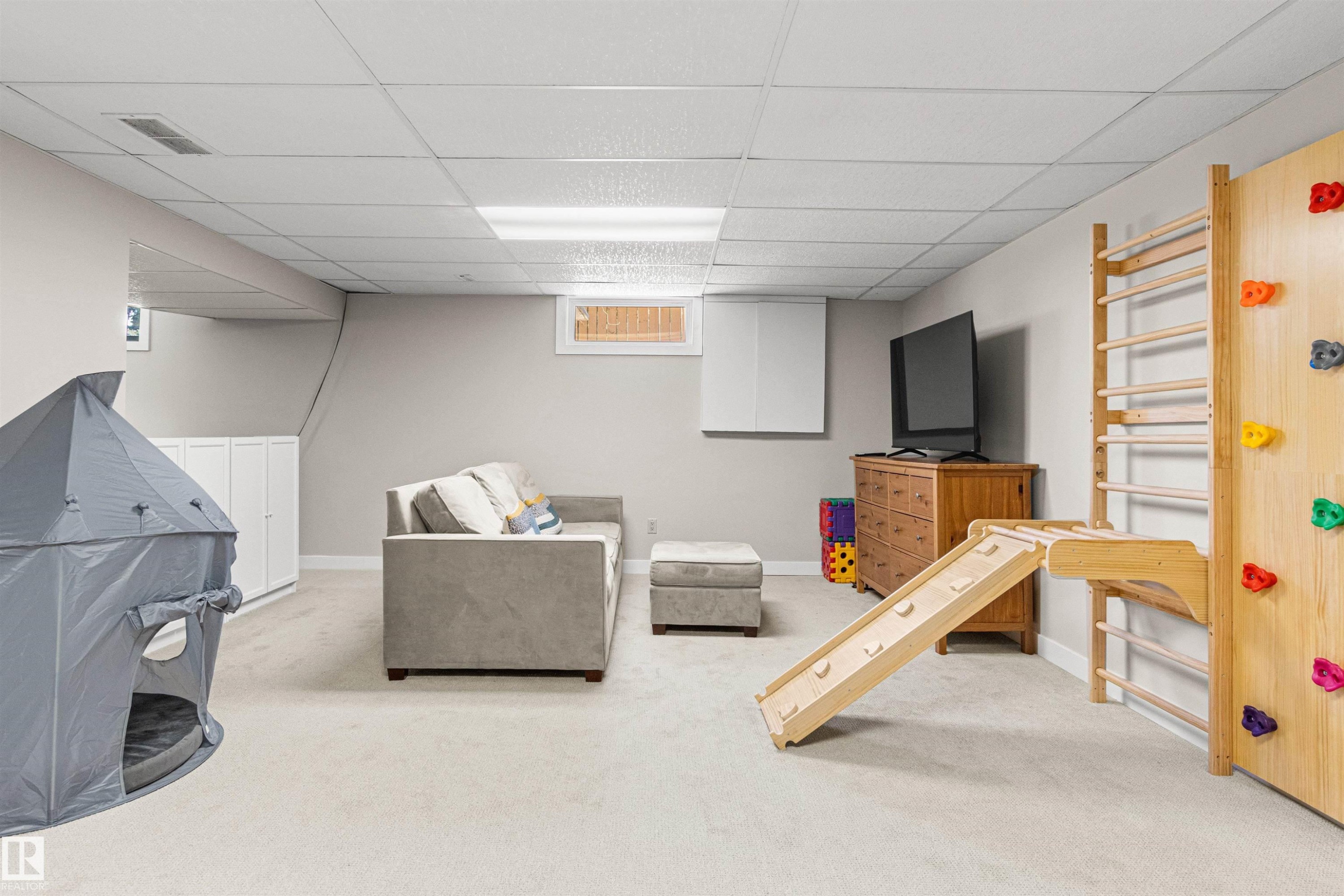 17532 55 Avenue Nw, Edmonton, AB - Indoor Photo Showing Basement