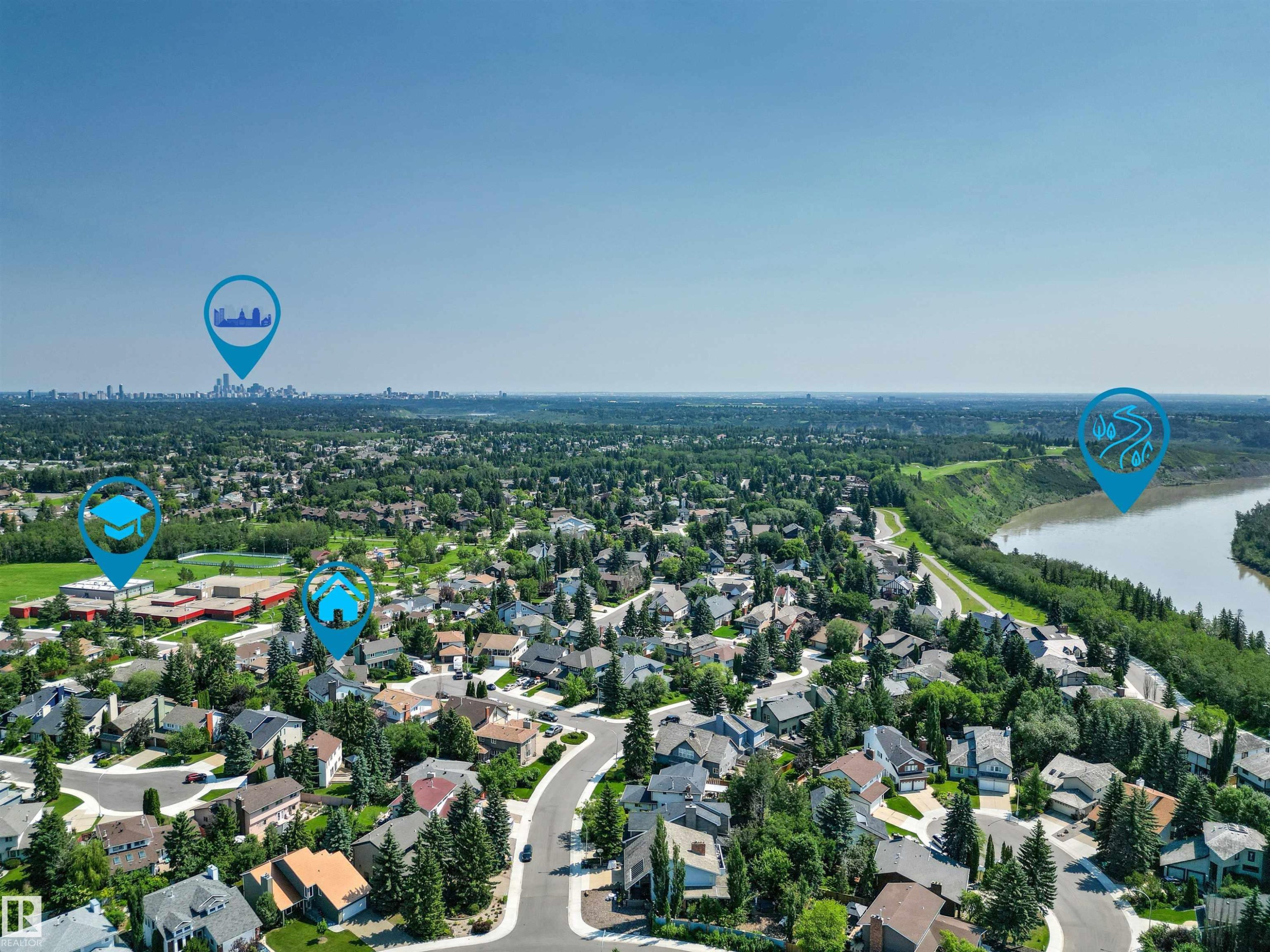 17532 55 Avenue Nw, Edmonton, AB - Outdoor With View