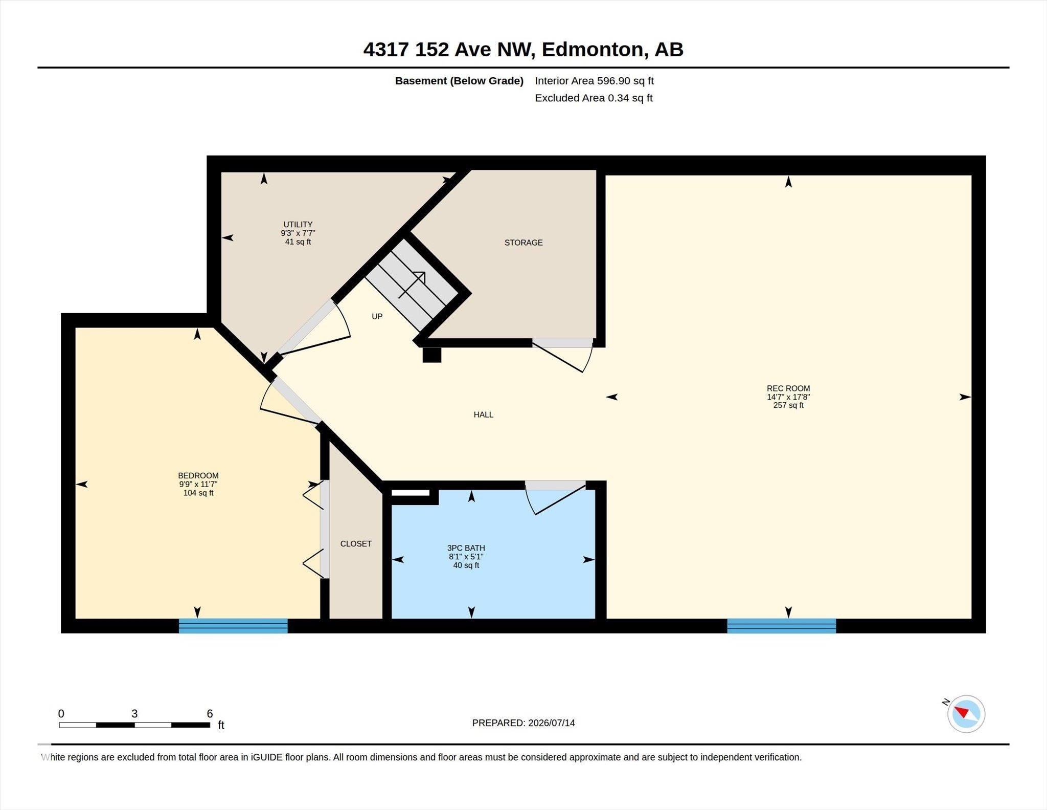 Floor plan - 4317 152 Avenue Nw, Edmonton, AB - Other