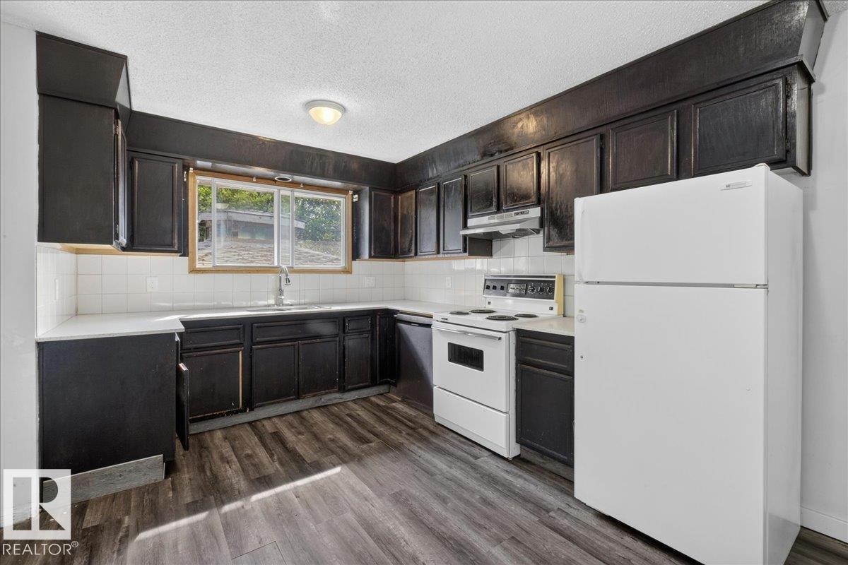 1939 61 Street Nw, Edmonton, AB - Indoor Photo Showing Kitchen With Double Sink