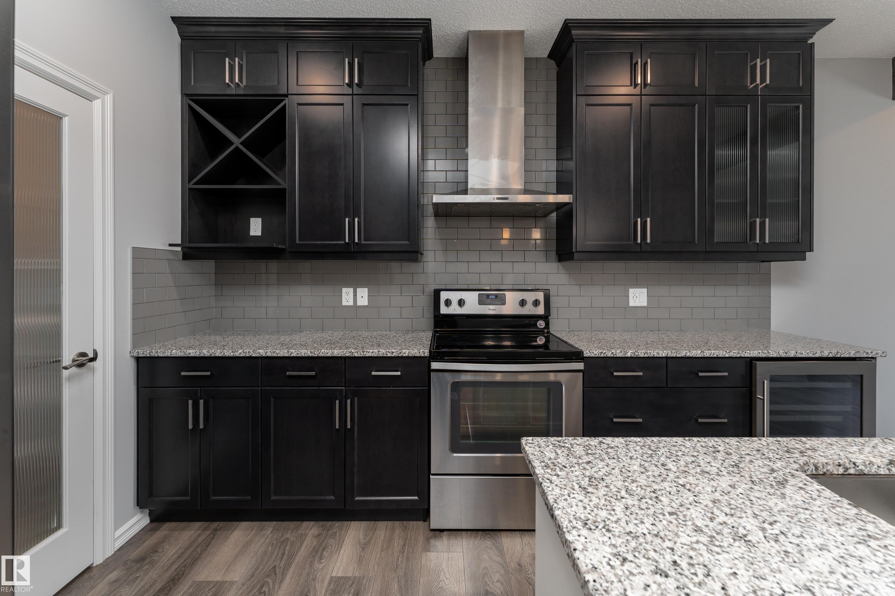 8811 223 Street Nw, Edmonton, AB - Indoor Photo Showing Kitchen With Upgraded Kitchen
