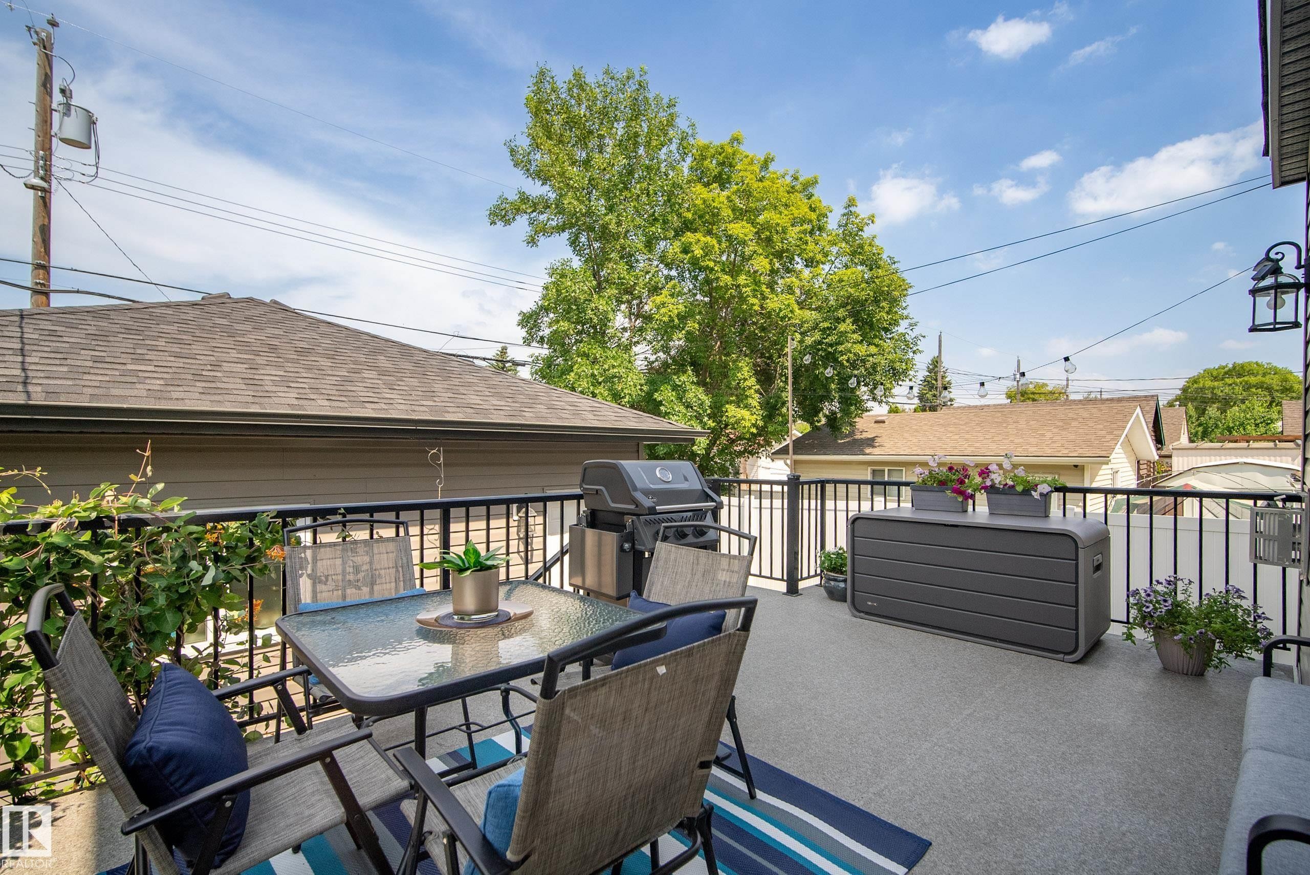 9844 75 Avenue Nw, Edmonton, AB - Outdoor With Deck Patio Veranda With Exterior