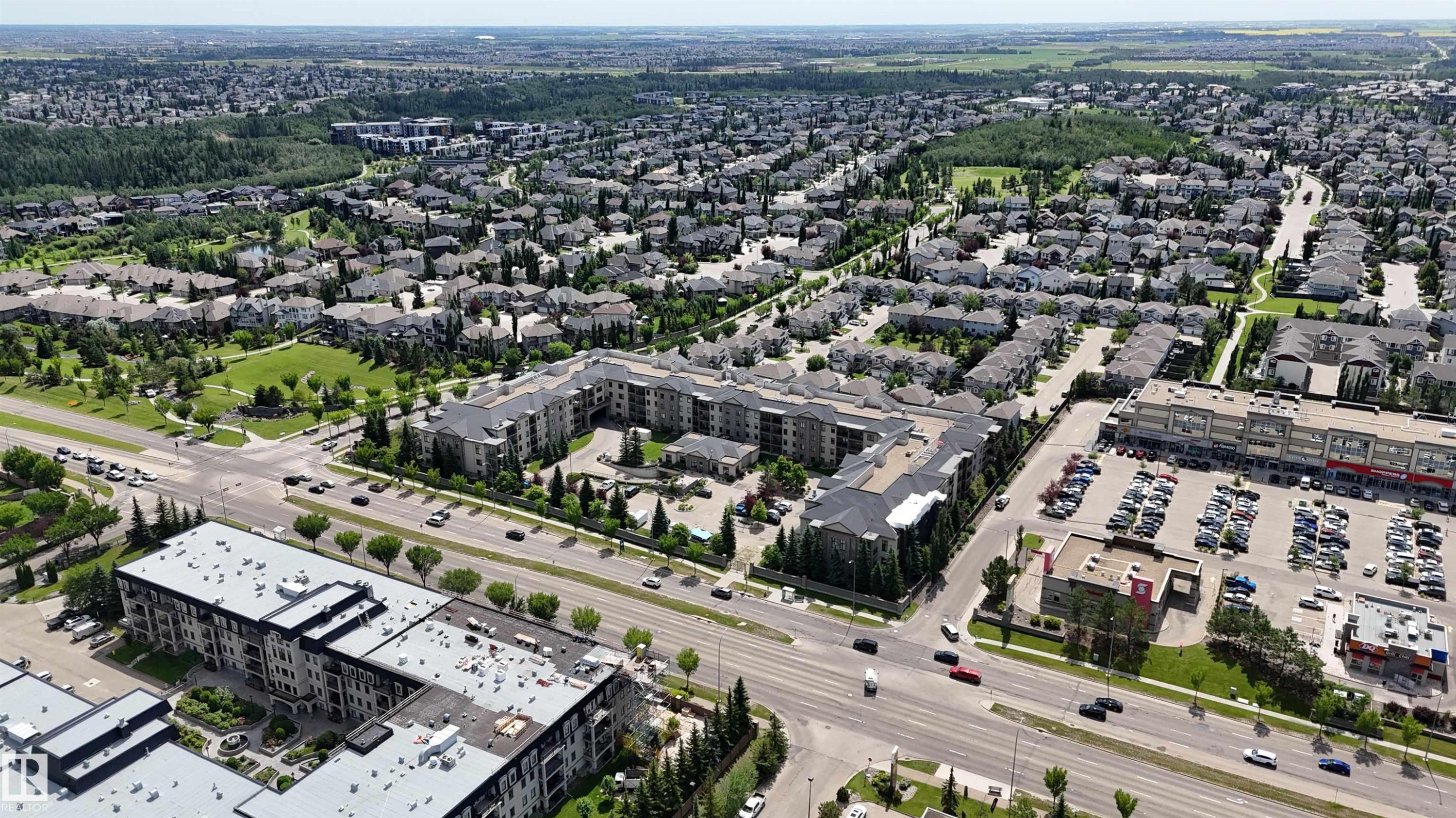 #106 160 Magrath Rd Nw, Edmonton, AB - Outdoor With View