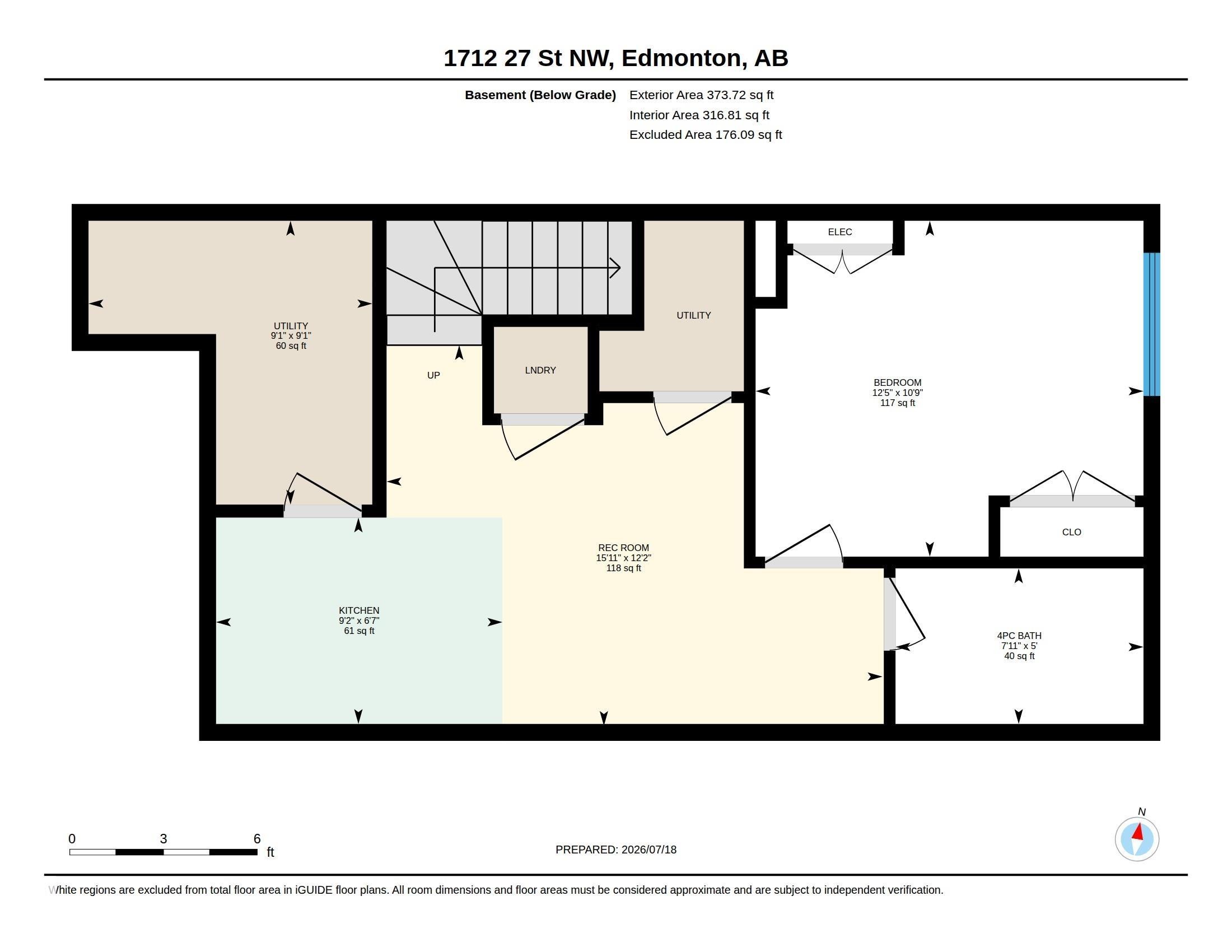 Floor plan - 1712 27 St Nw, Edmonton, AB - Other