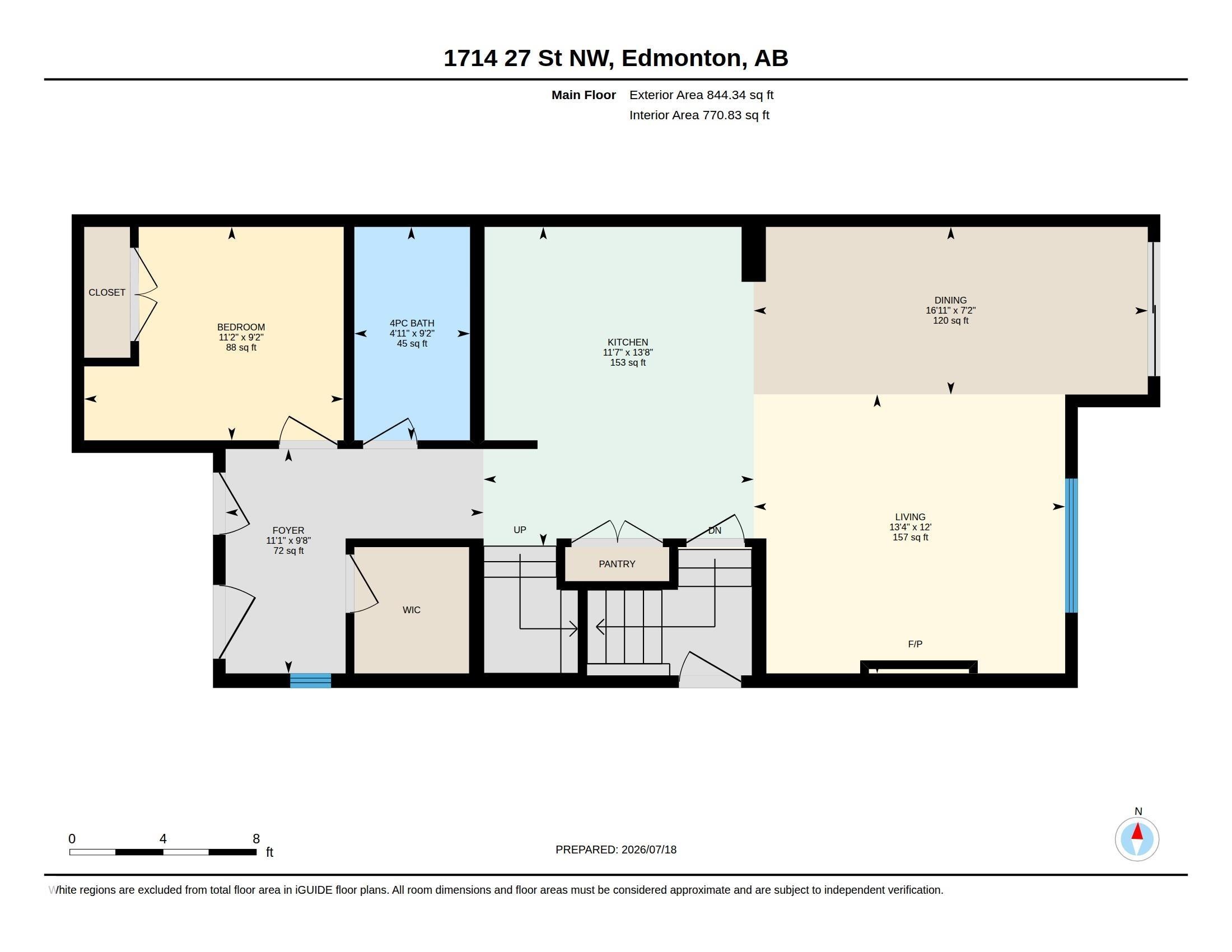 Floor plan - 1714 27 St. Nw, Edmonton, AB - Other
