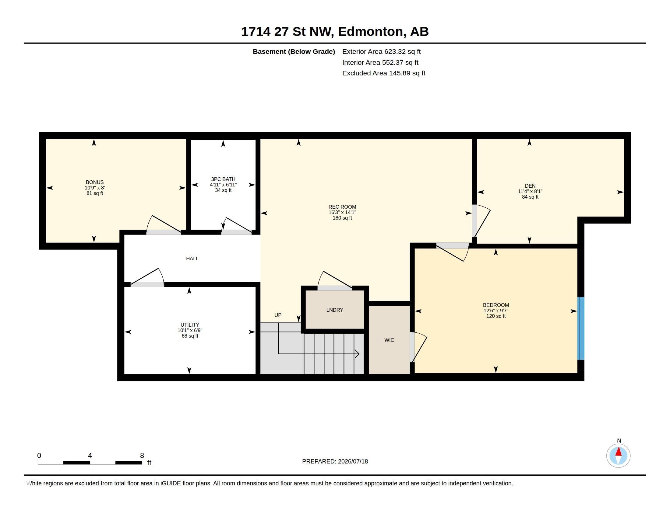 Floor plan - 1714 27 St. Nw, Edmonton, AB - Other