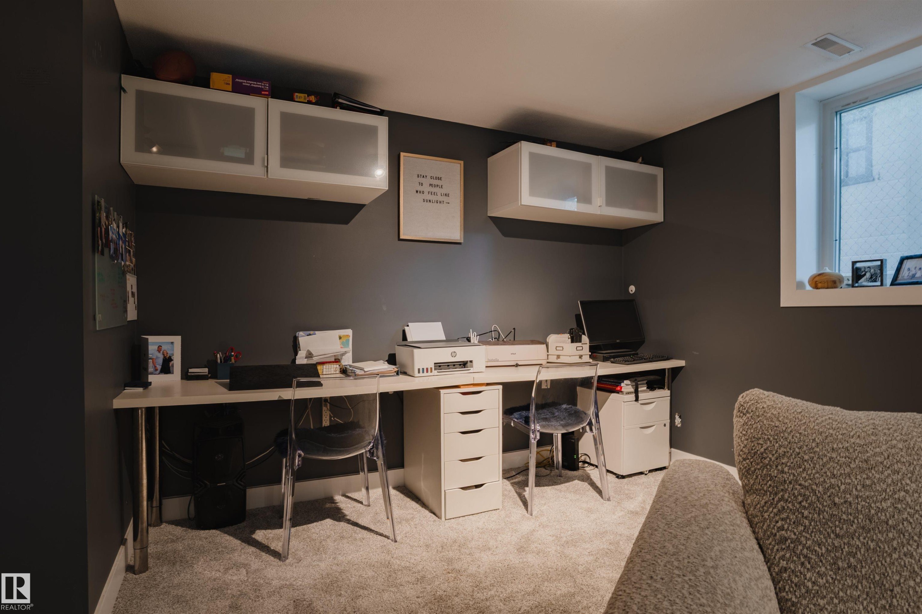13 Flagstone Crescent, St. Albert, AB - Indoor Photo Showing Office