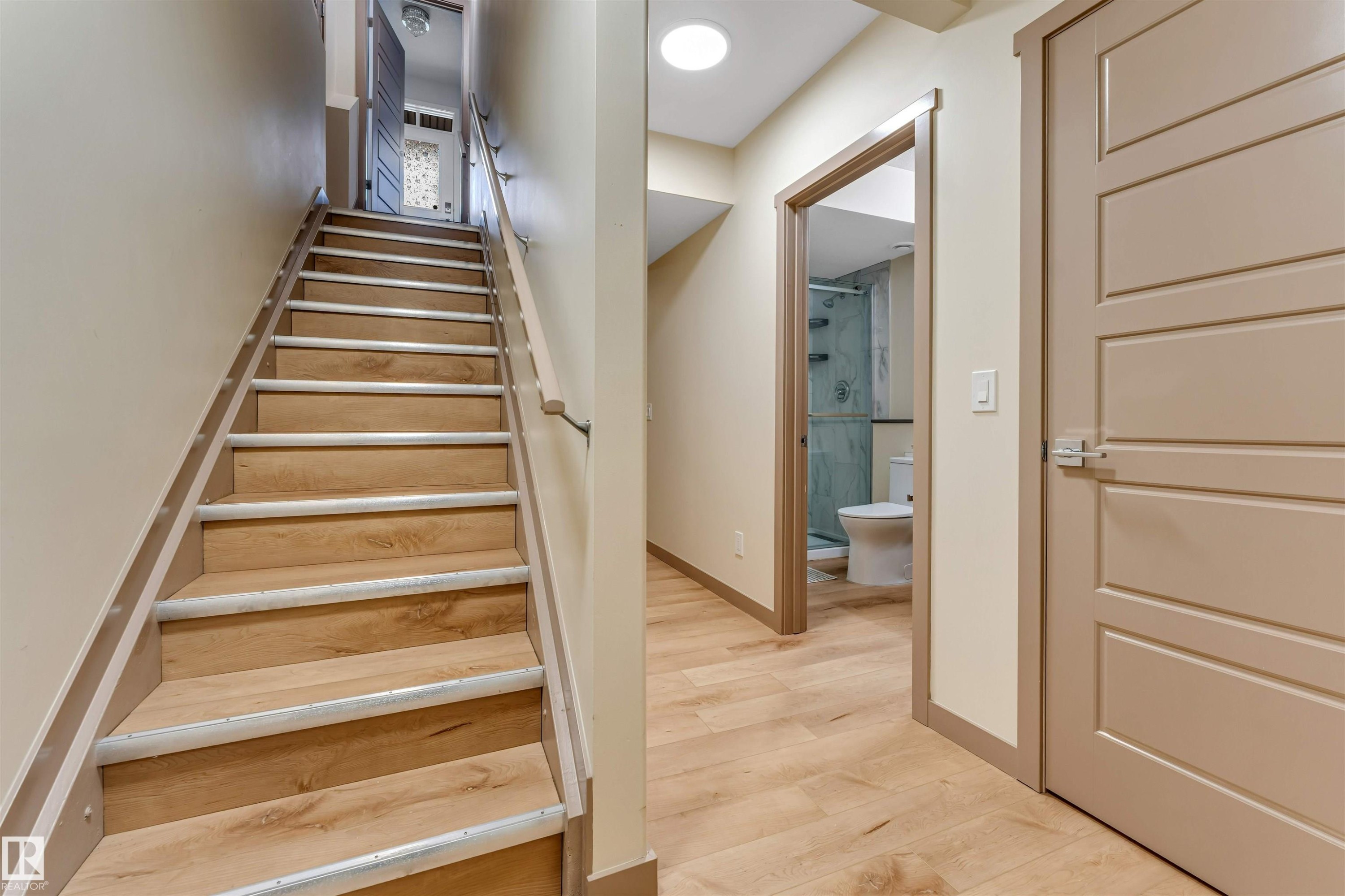 Stairs - 425 41 Street, Edmonton, AB - Indoor Photo Showing Other Room