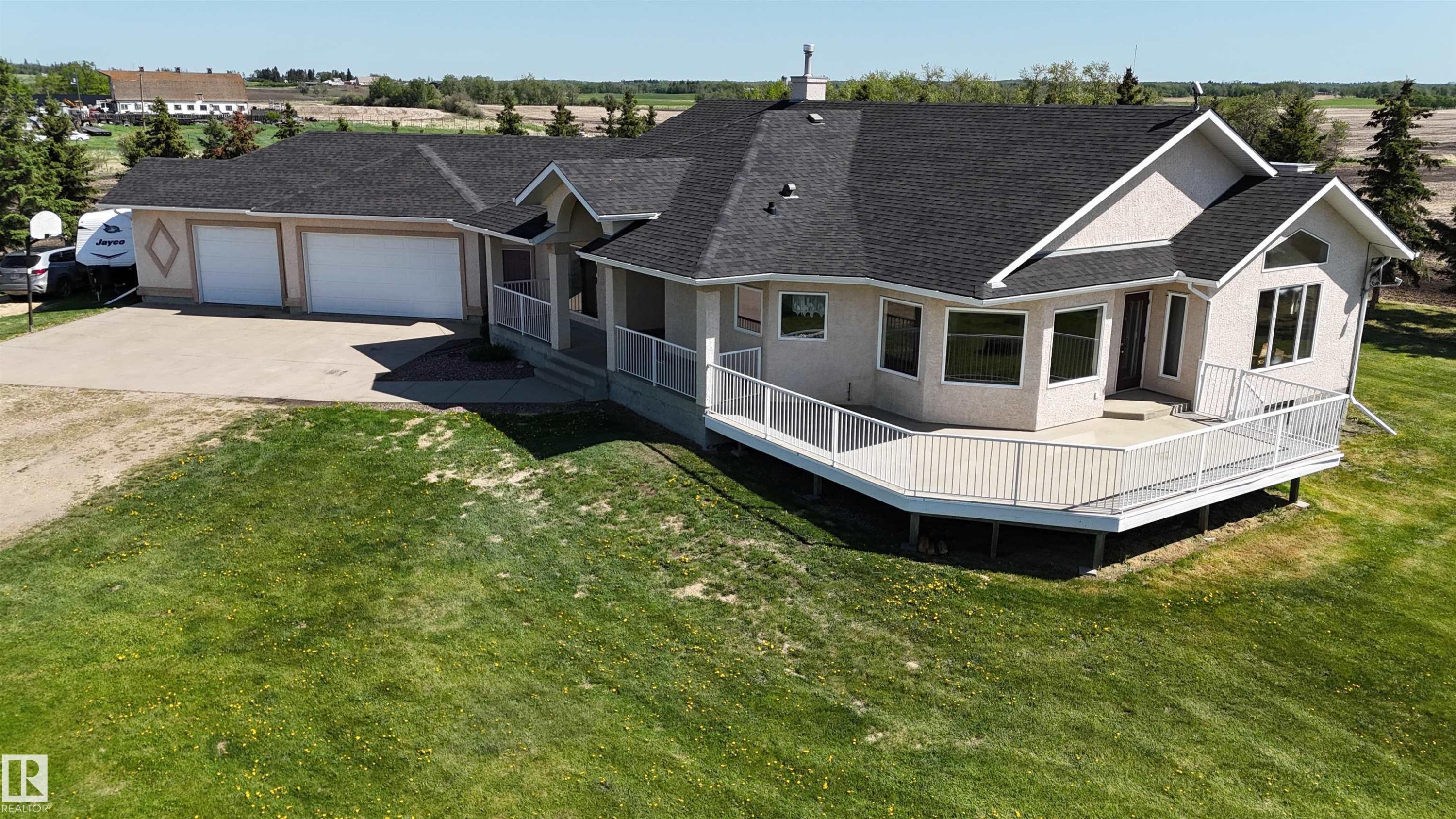 51111 Rr 233, Rural Strathcona County, AB - Outdoor With Deck Patio Veranda