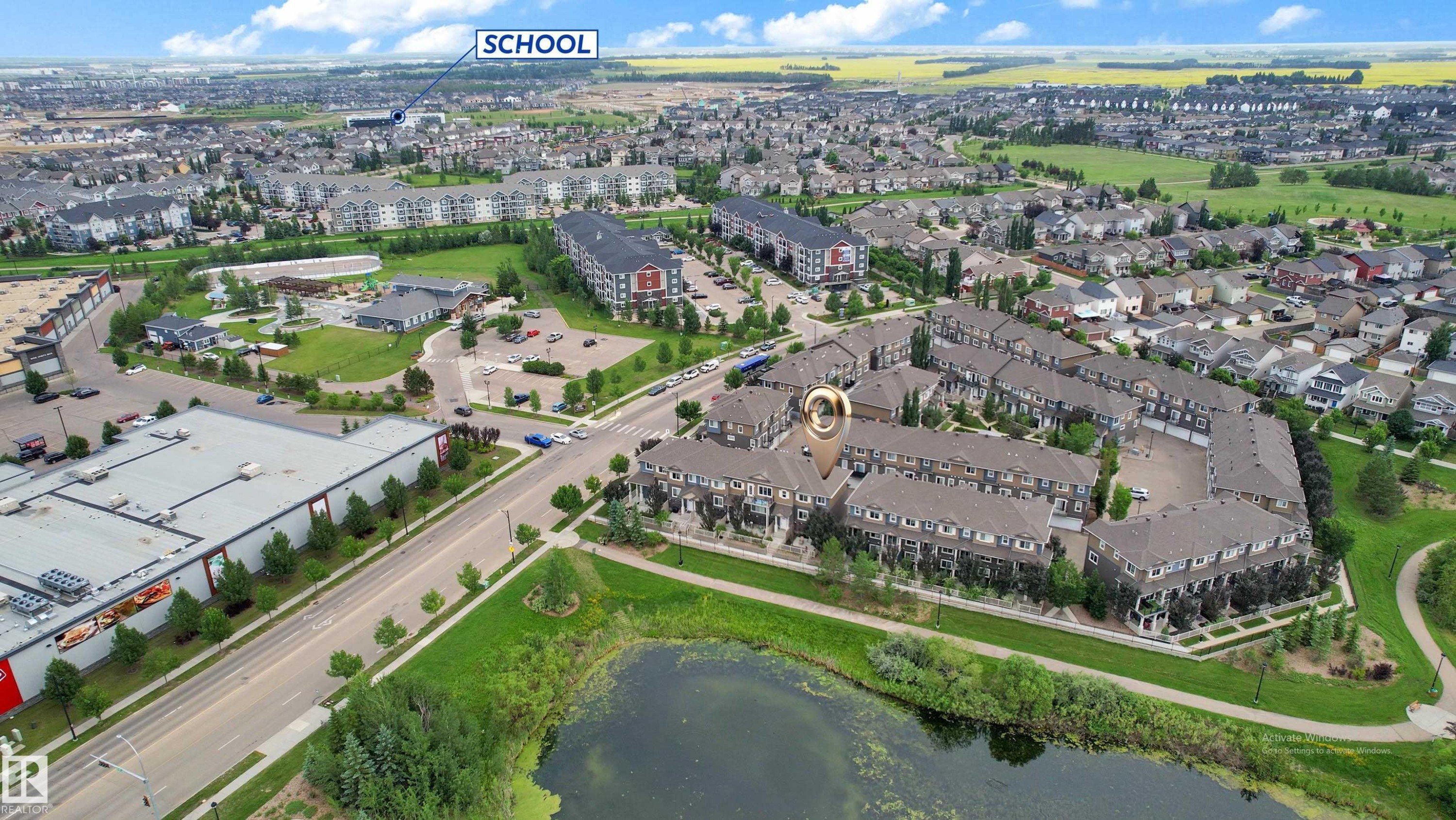 #45 1030 Chappelle Bv Sw, Edmonton, AB - Outdoor With View
