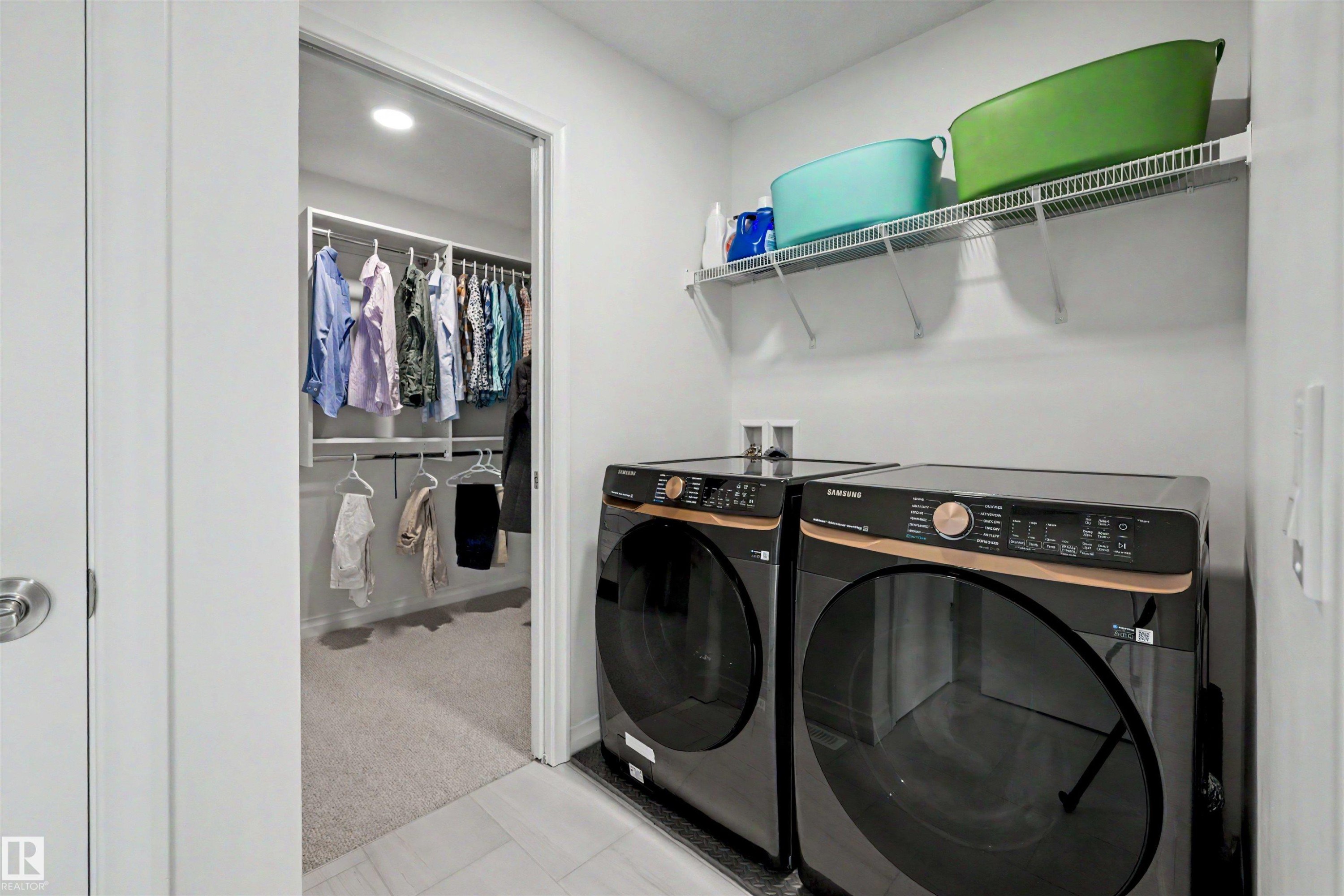 155 Stonehouse Way, Leduc, AB - Indoor Photo Showing Laundry Room