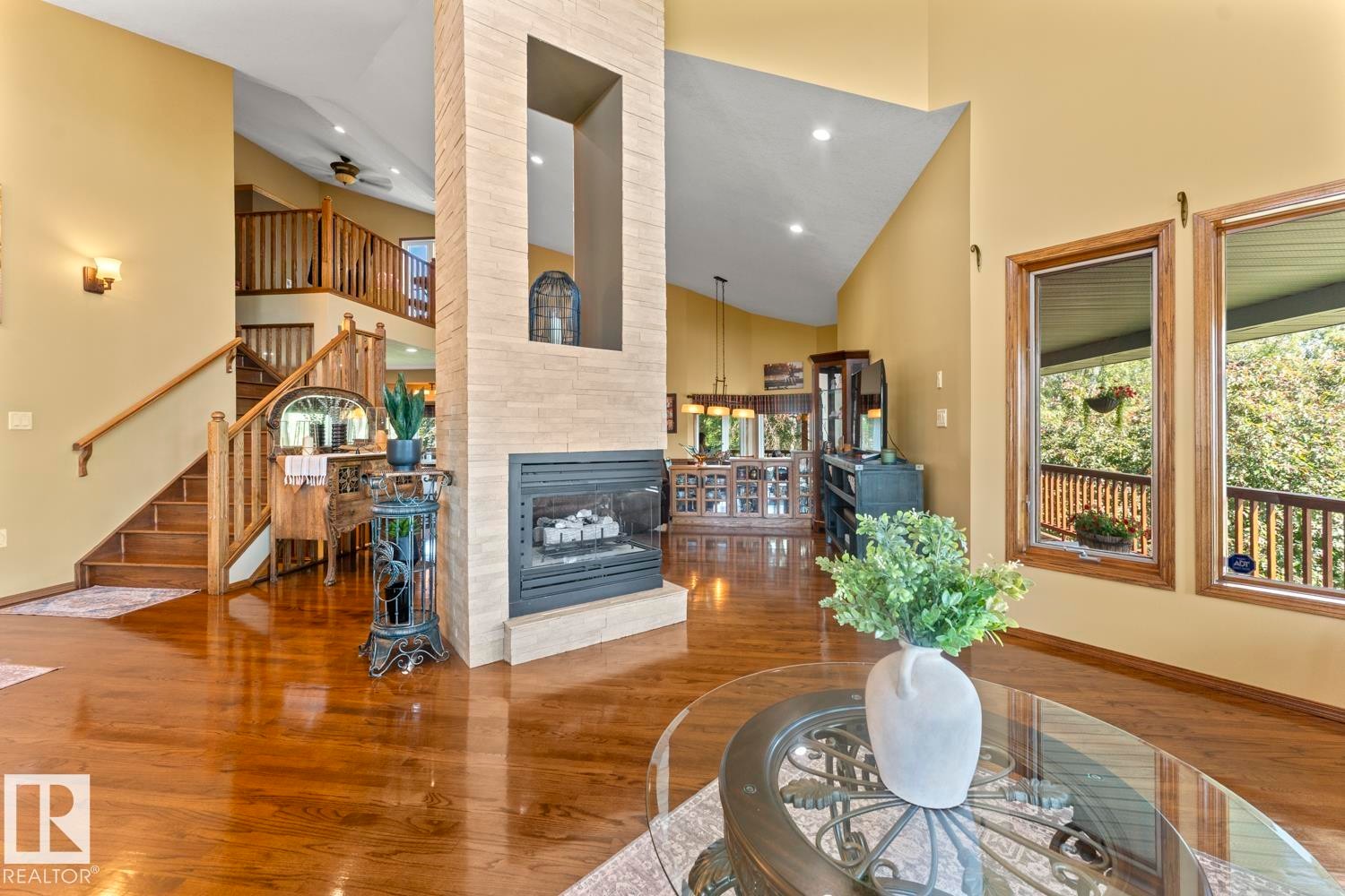 2700 Beach Avenue, Cold Lake, AB - Indoor With Fireplace