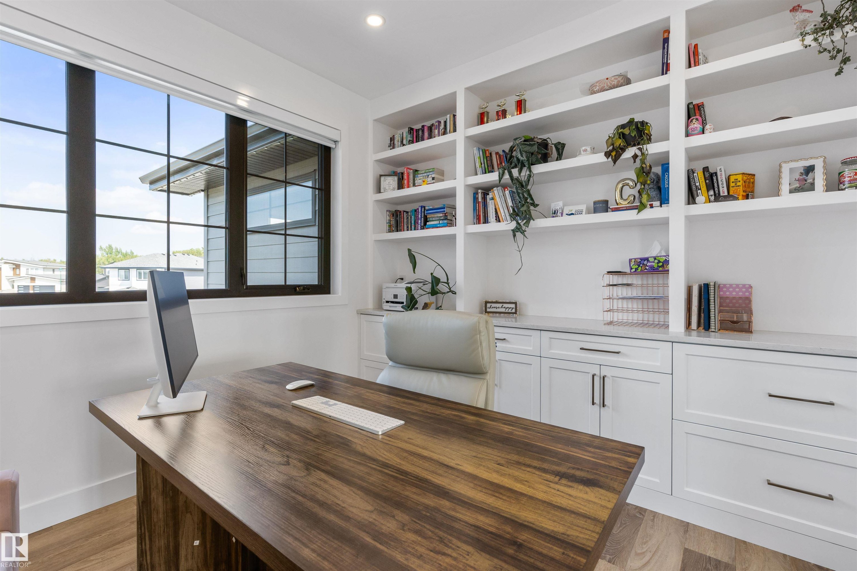 6 Harrow Close, Ardrossan, AB - Indoor Photo Showing Office