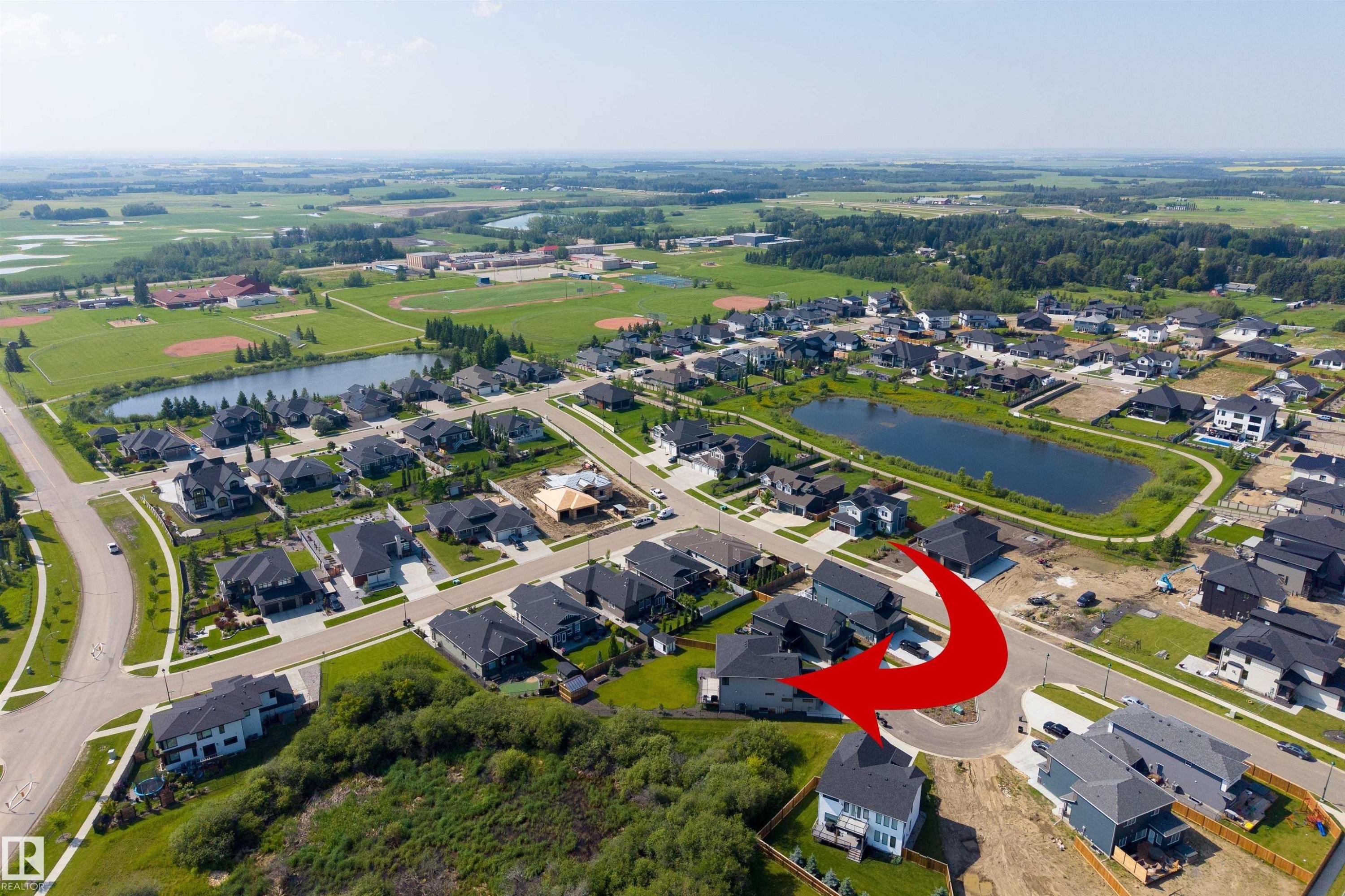 6 Harrow Close, Ardrossan, AB - Outdoor With View
