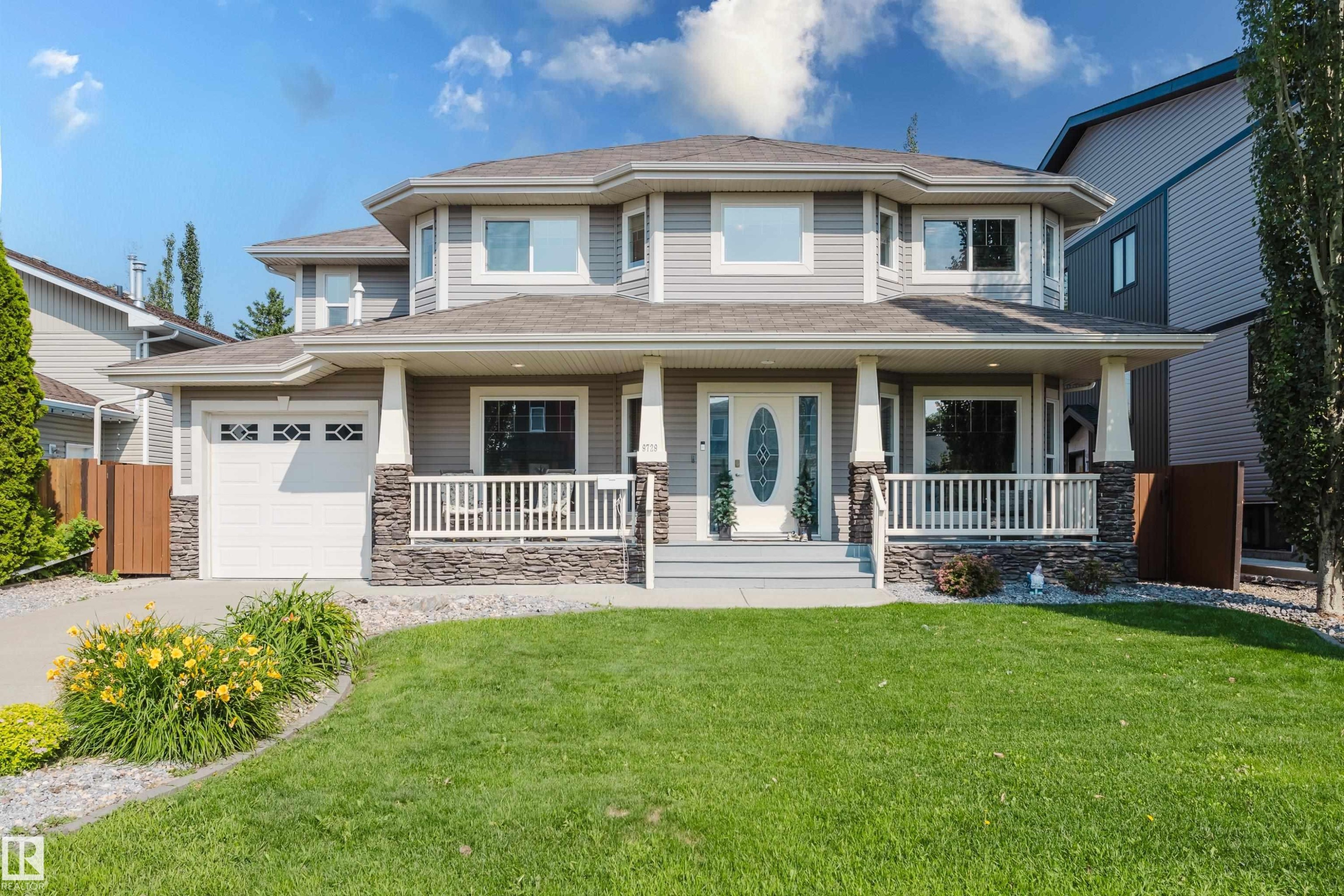 9729 159 Street Nw, Edmonton, AB - Outdoor With Deck Patio Veranda With Facade