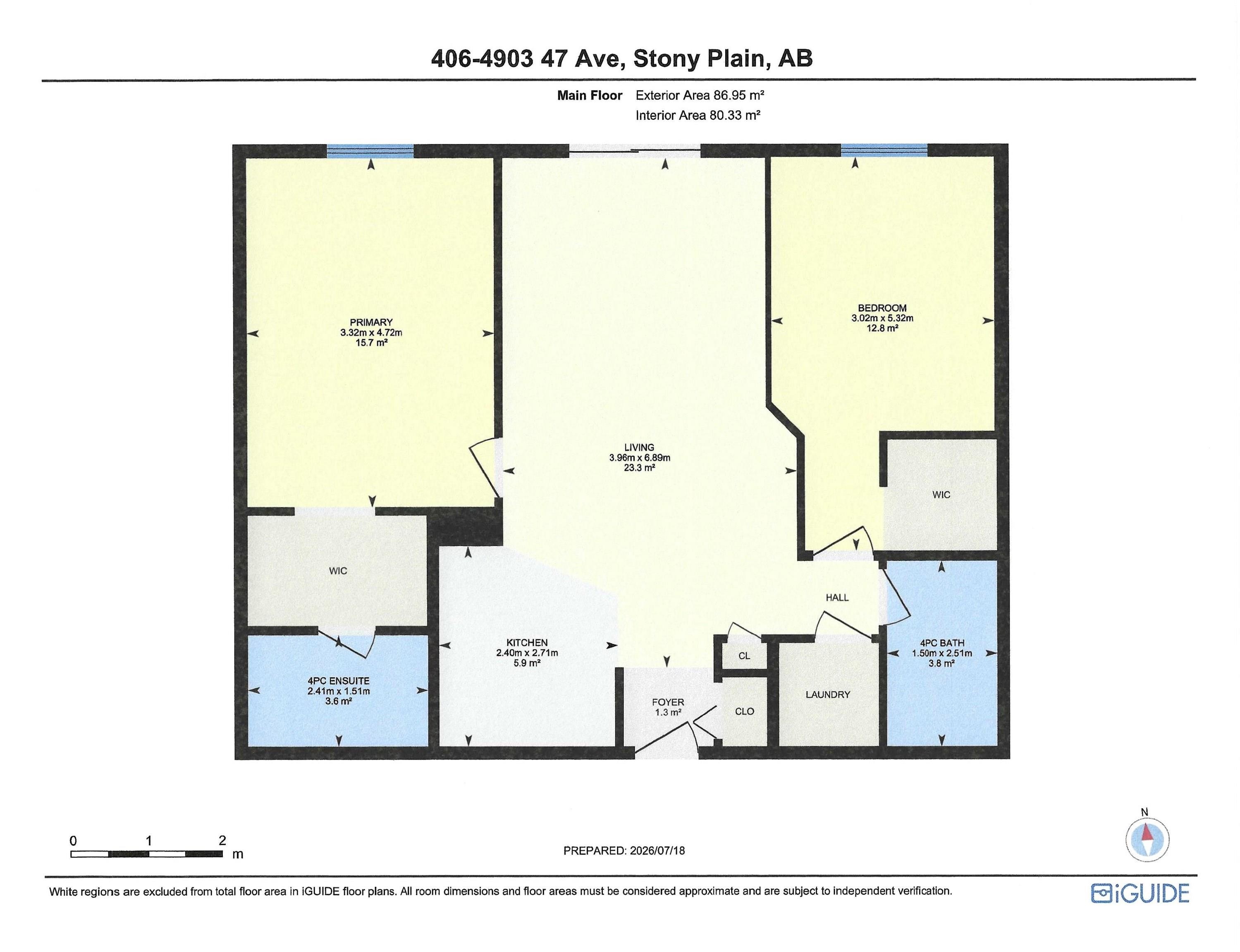 Floor plan - #406 4903 47 Av, Stony Plain, AB - Other