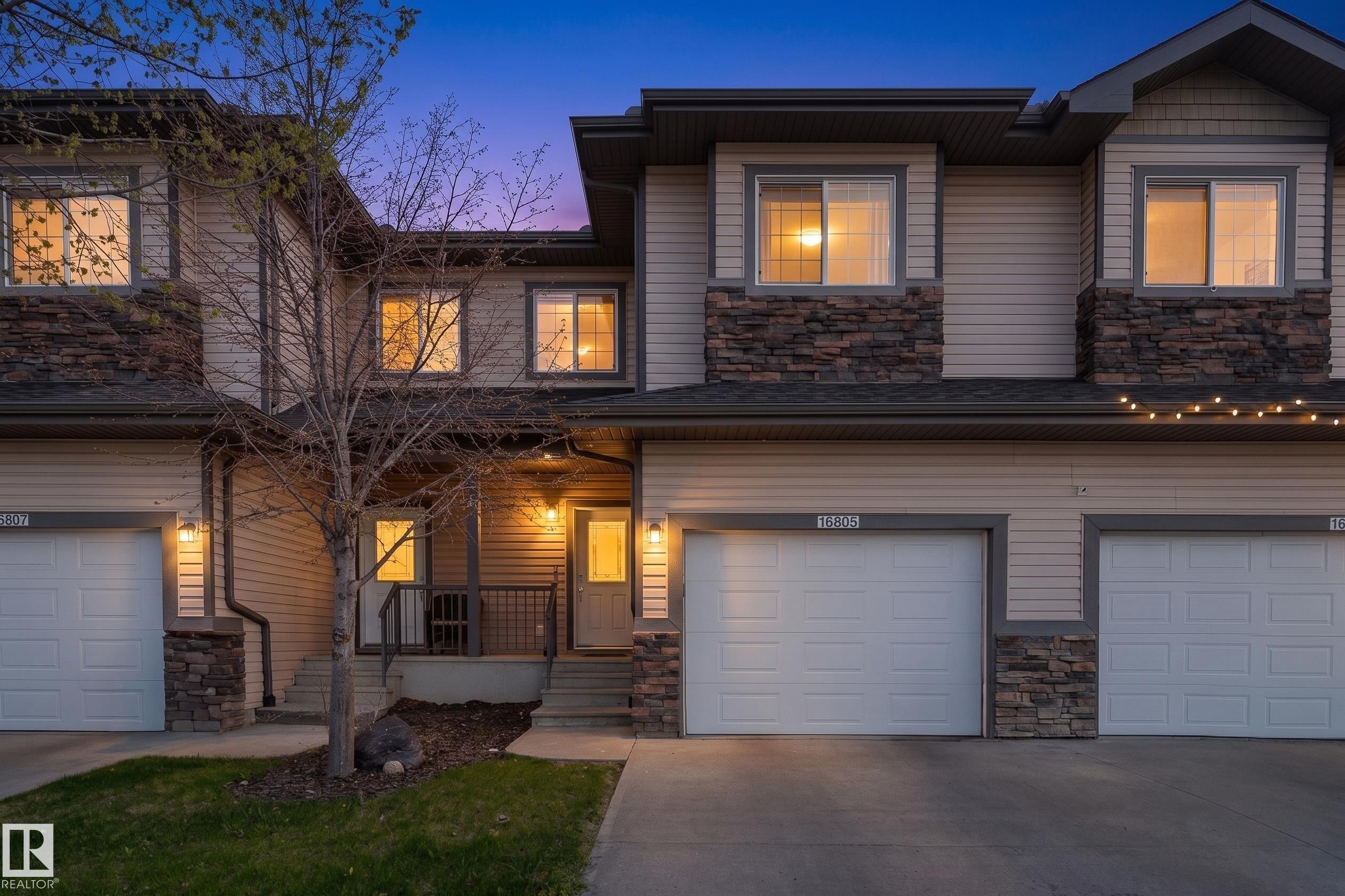 16805 55 Street Nw, Edmonton, AB - Outdoor With Deck Patio Veranda With Facade