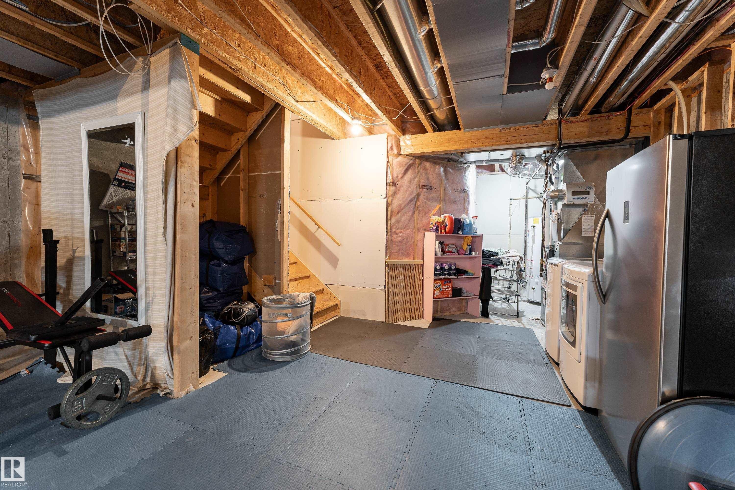 Basement - 16805 55 Street Nw, Edmonton, AB - Indoor Photo Showing Basement