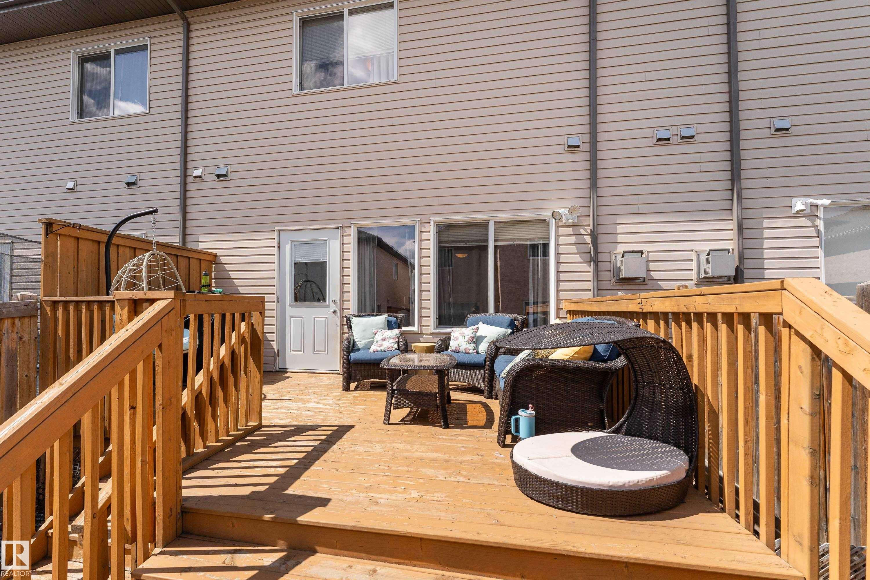 16805 55 Street Nw, Edmonton, AB - Outdoor With Deck Patio Veranda With Exterior