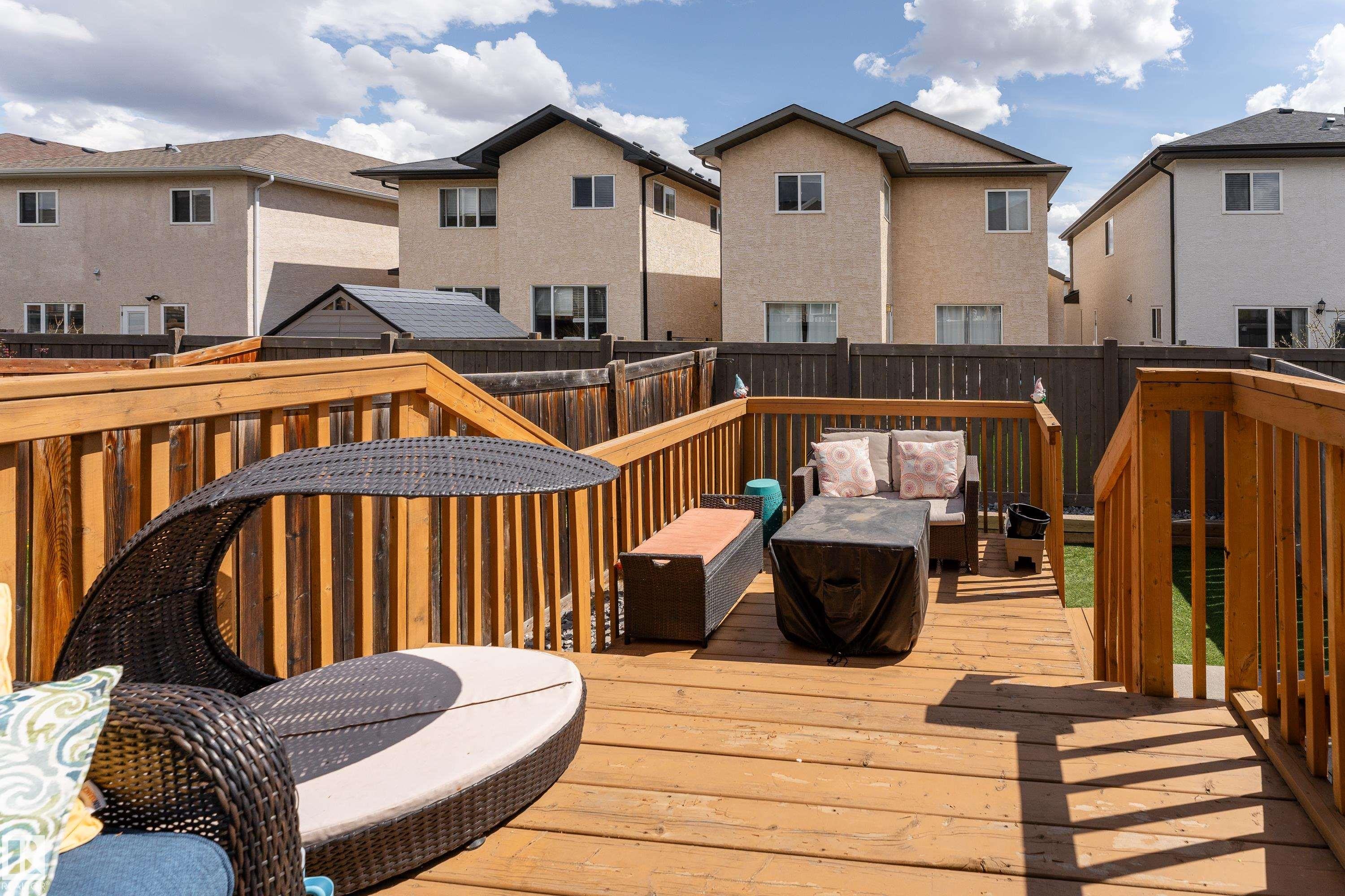 16805 55 Street Nw, Edmonton, AB - Outdoor With Deck Patio Veranda With Exterior