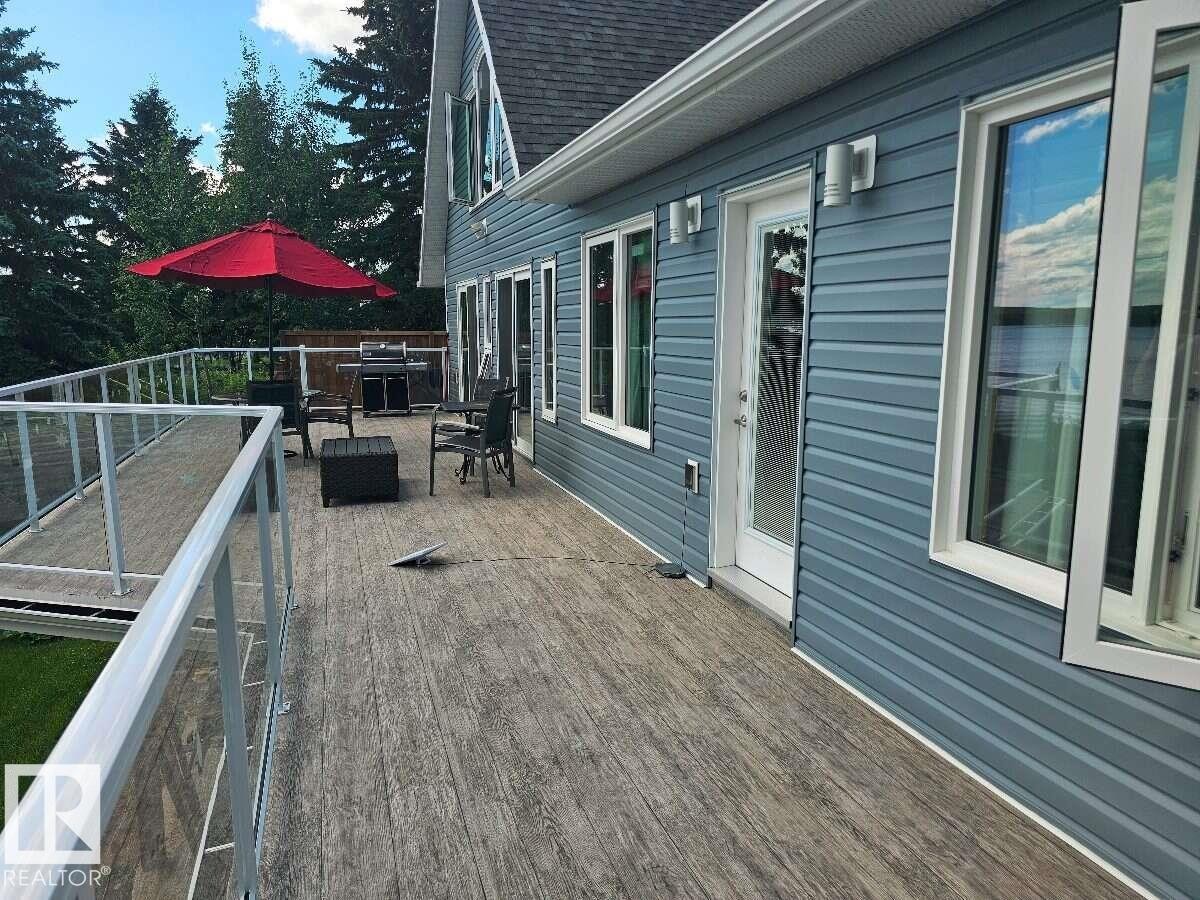 57230 Range Road 25, Rural Barrhead County, AB - Outdoor With Deck Patio Veranda With Exterior