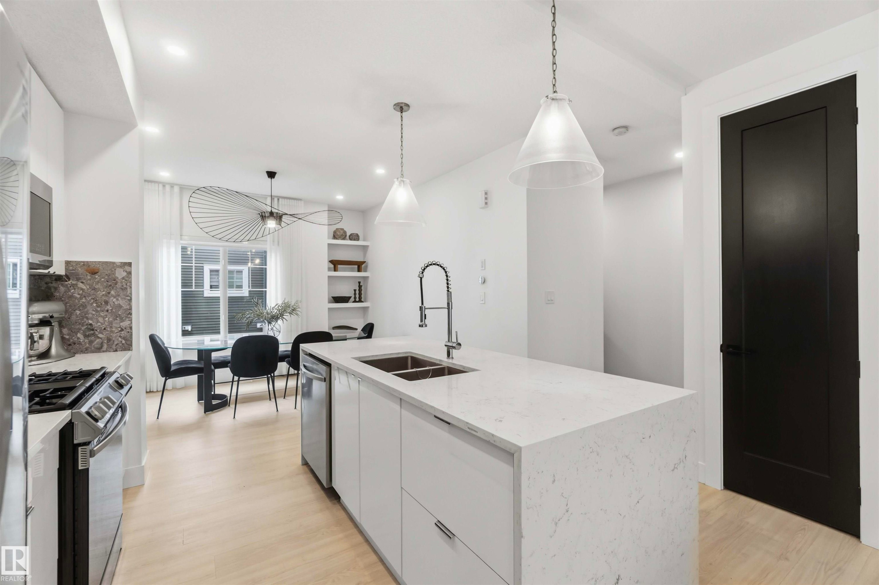 Welcome to #67 230 Edgemont Road NW - #67 230 Edgemont Rd Nw, Edmonton, AB - Indoor Photo Showing Kitchen With Double Sink With Upgraded Kitchen
