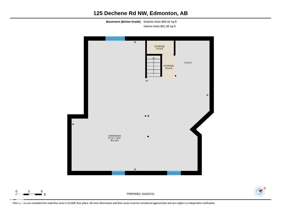 Floor plan - 125 Dechene Road Nw, Edmonton, AB - Other