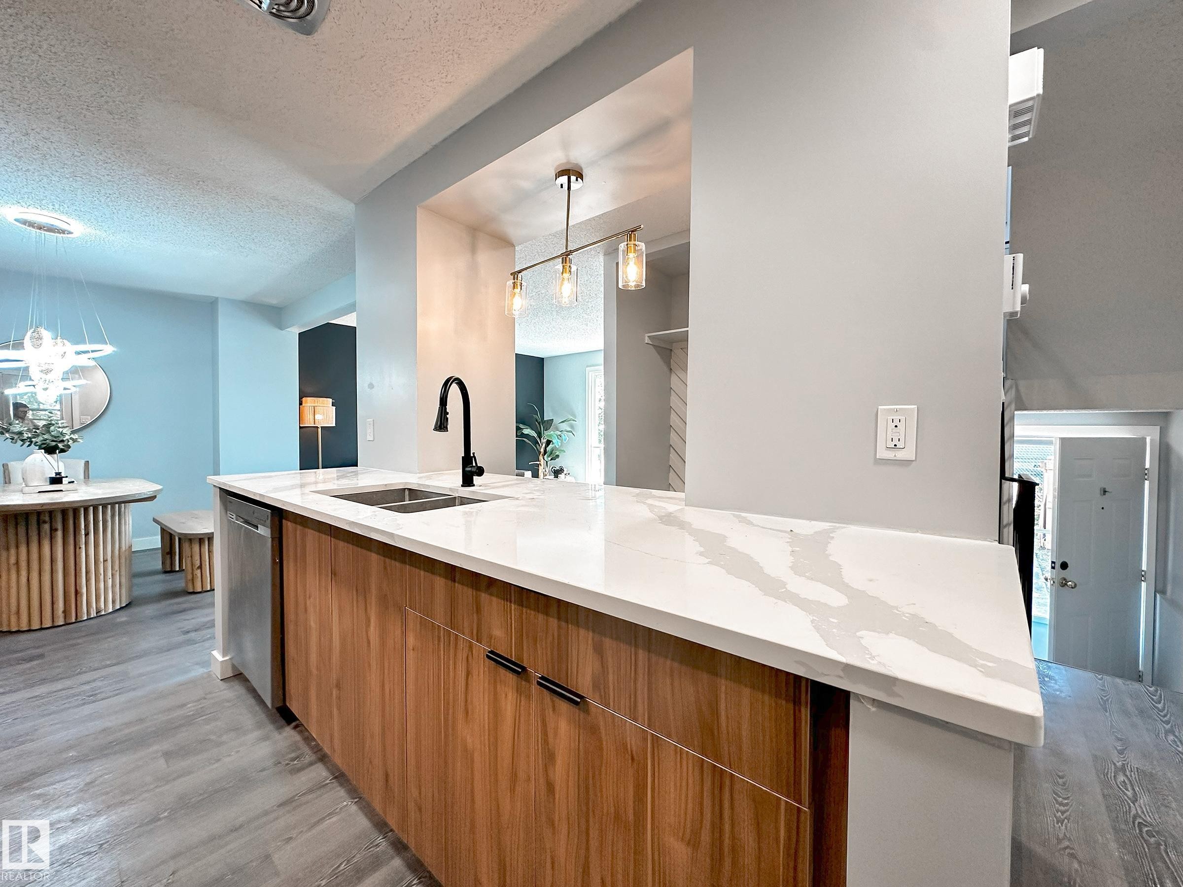 862 Erin Place Nw, Edmonton, AB - Indoor Photo Showing Kitchen With Double Sink