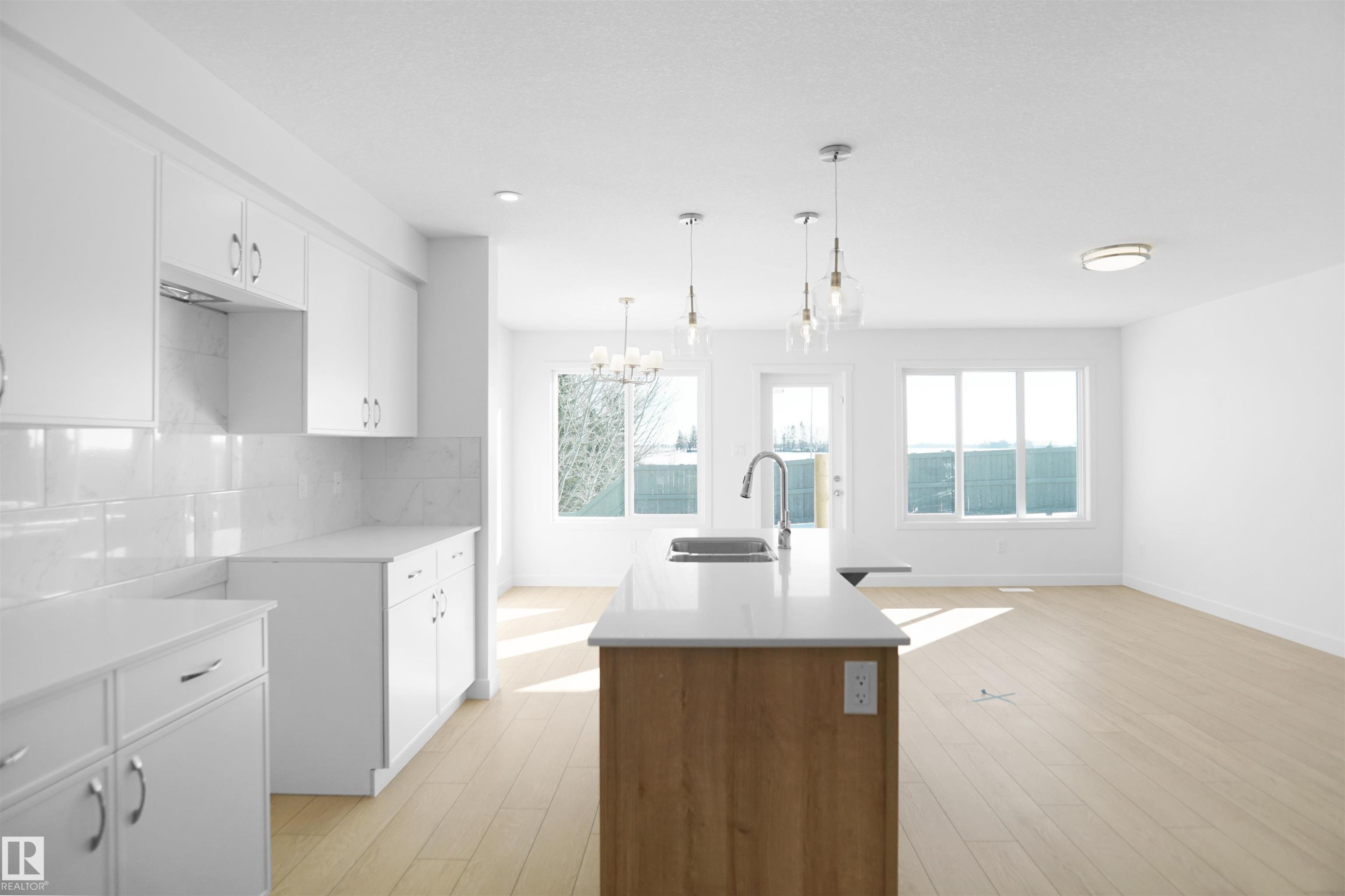 8893 Carson Way Sw, Edmonton, AB - Indoor Photo Showing Kitchen With Double Sink With Upgraded Kitchen