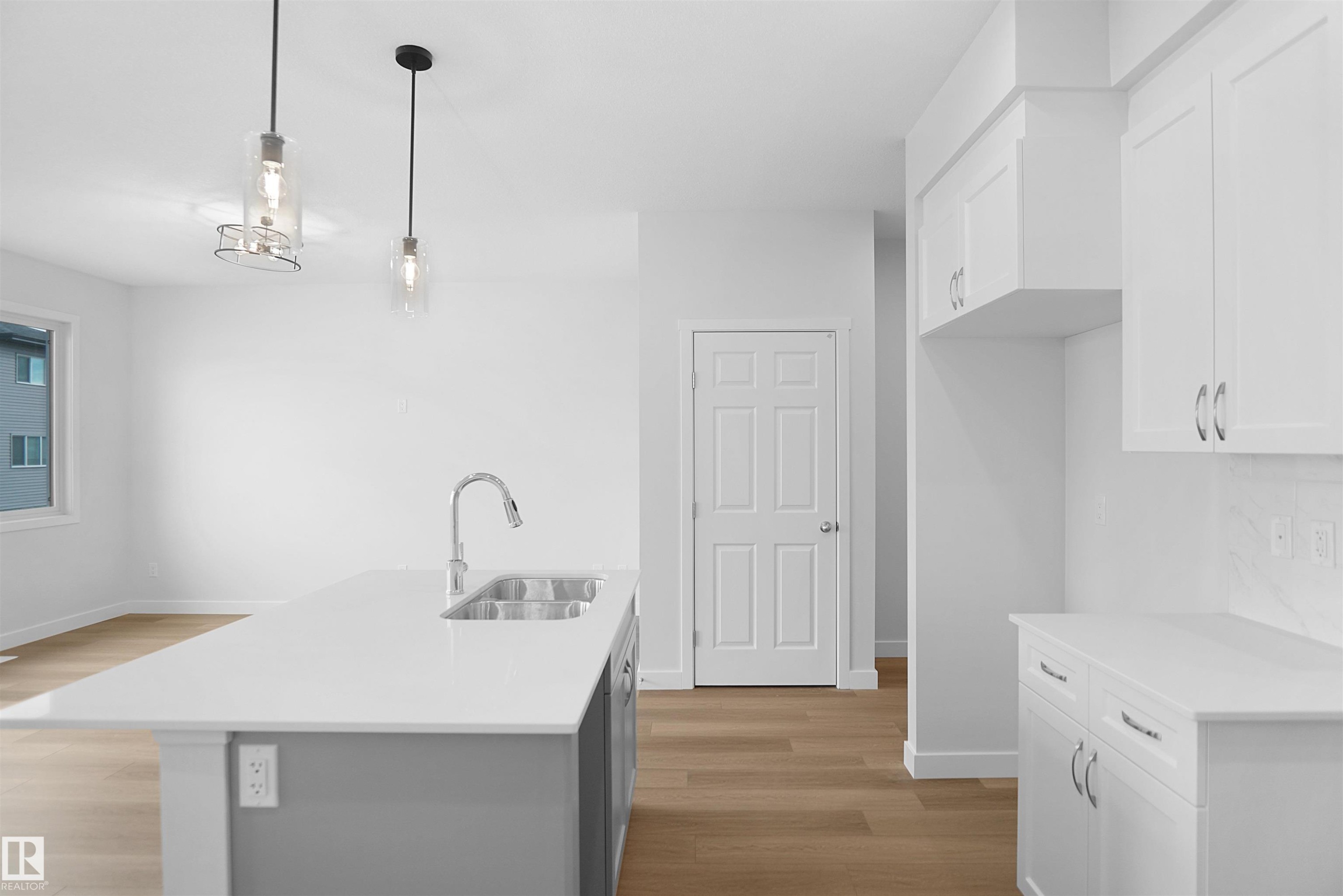 2241 194A Street Nw, Edmonton, AB - Indoor Photo Showing Kitchen With Double Sink With Upgraded Kitchen