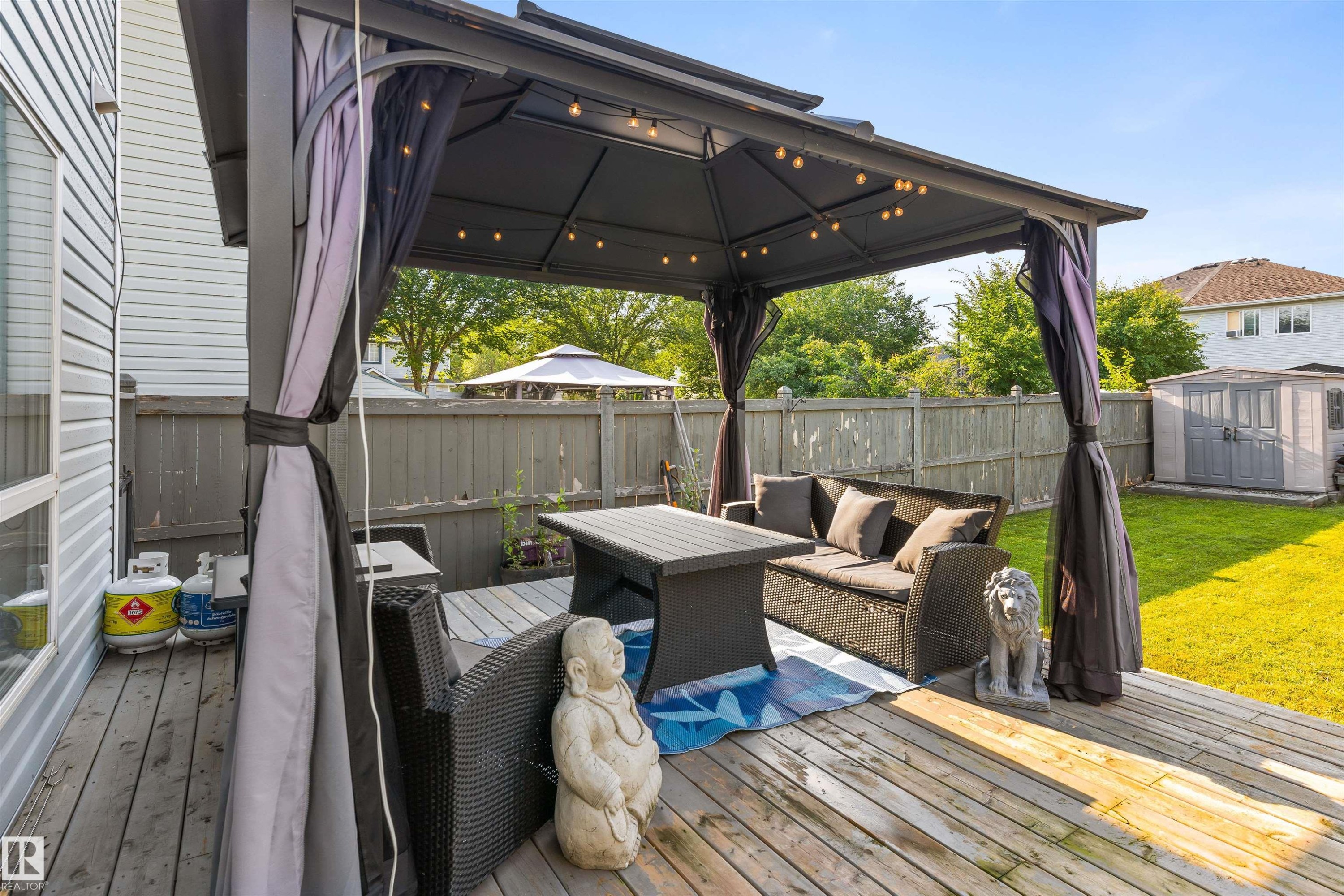 20032 53A Avenue Nw, Edmonton, AB - Outdoor With Deck Patio Veranda With Exterior