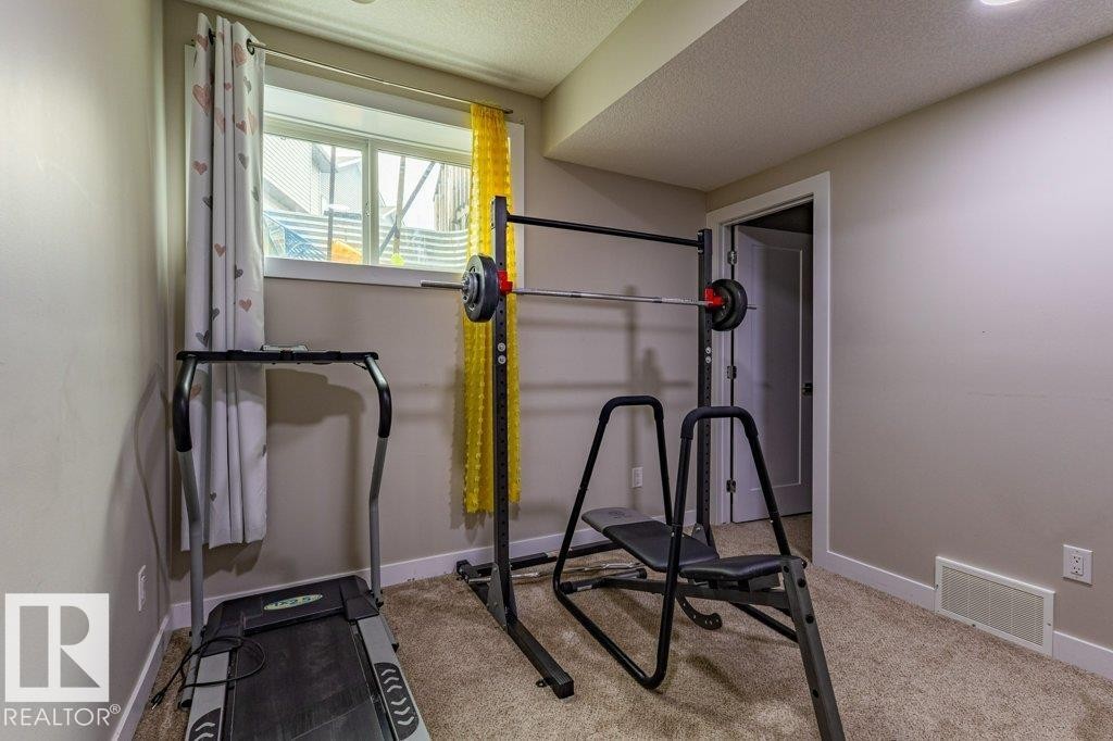 9372 Cooper Bend Sw, Edmonton, AB - Indoor Photo Showing Gym Room