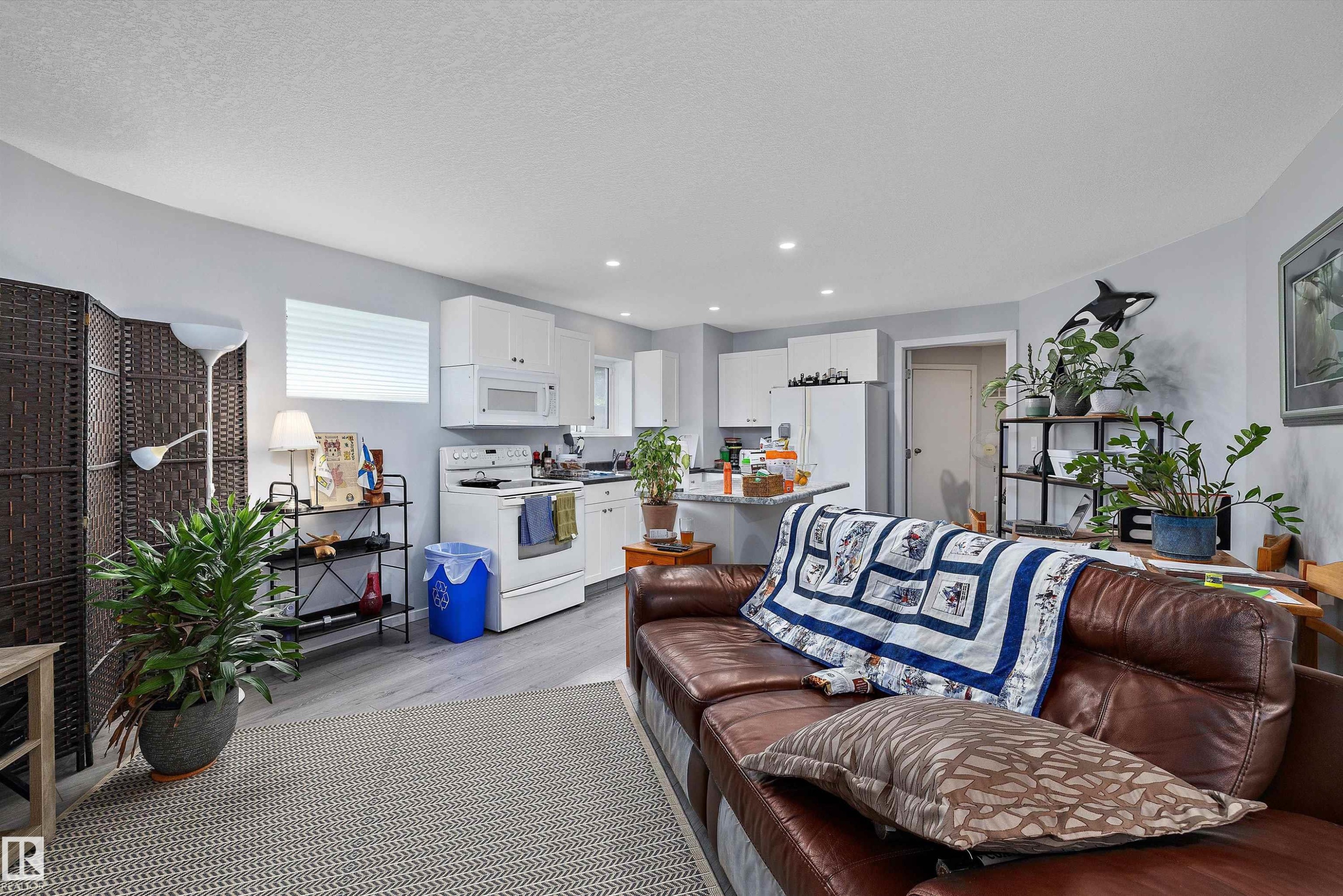11253 89 Street Nw, Edmonton, AB - Indoor Photo Showing Living Room
