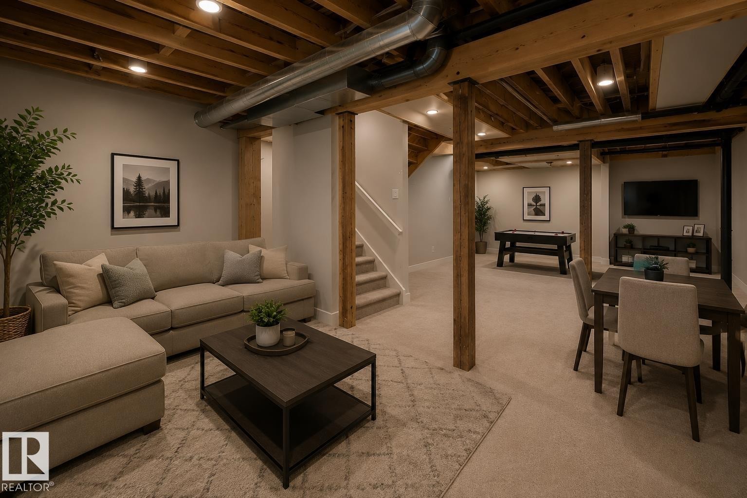 16114 43 Street Nw, Edmonton, AB - Indoor Photo Showing Basement