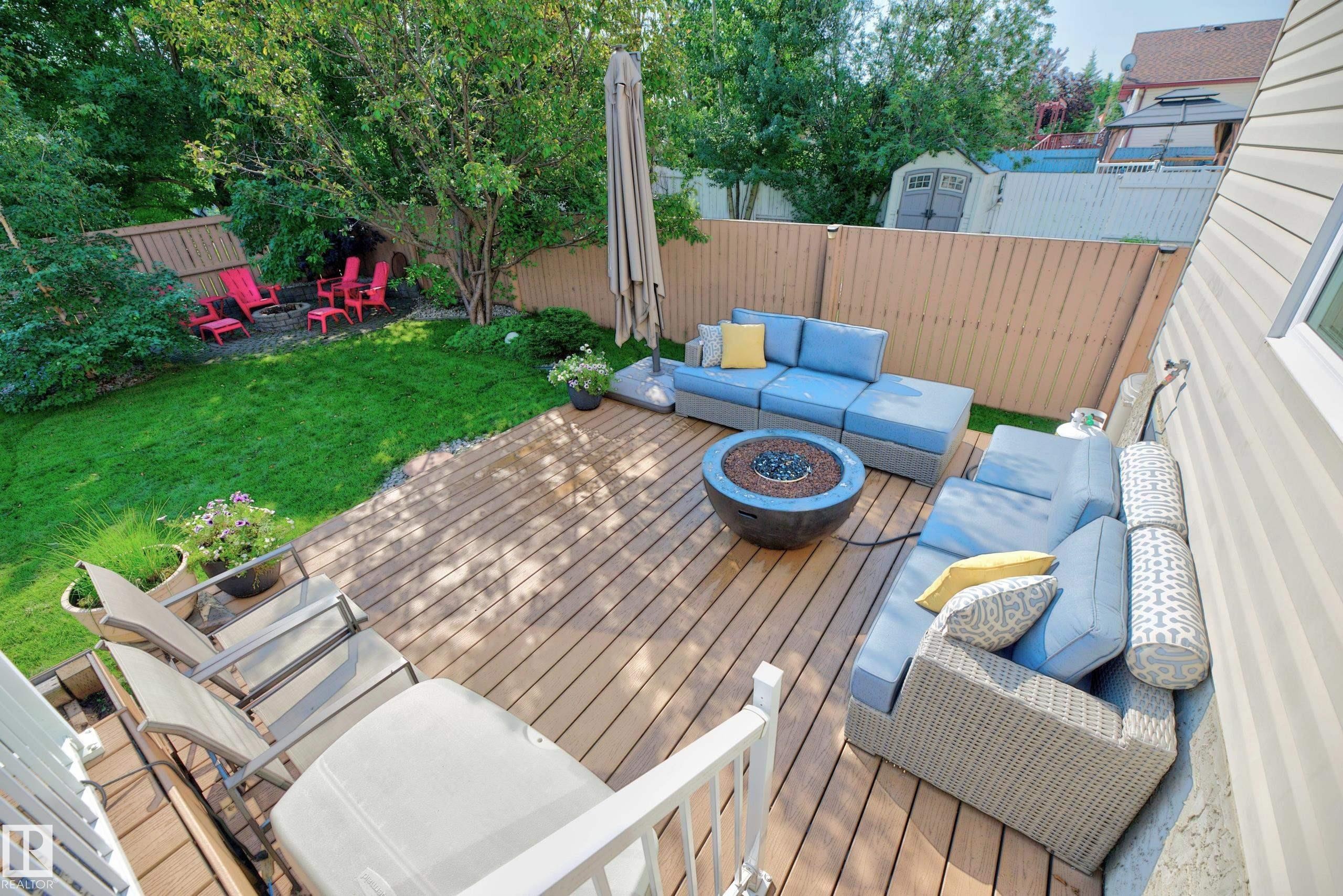 97 Foxboro Way, Sherwood Park, AB - Outdoor With Deck Patio Veranda