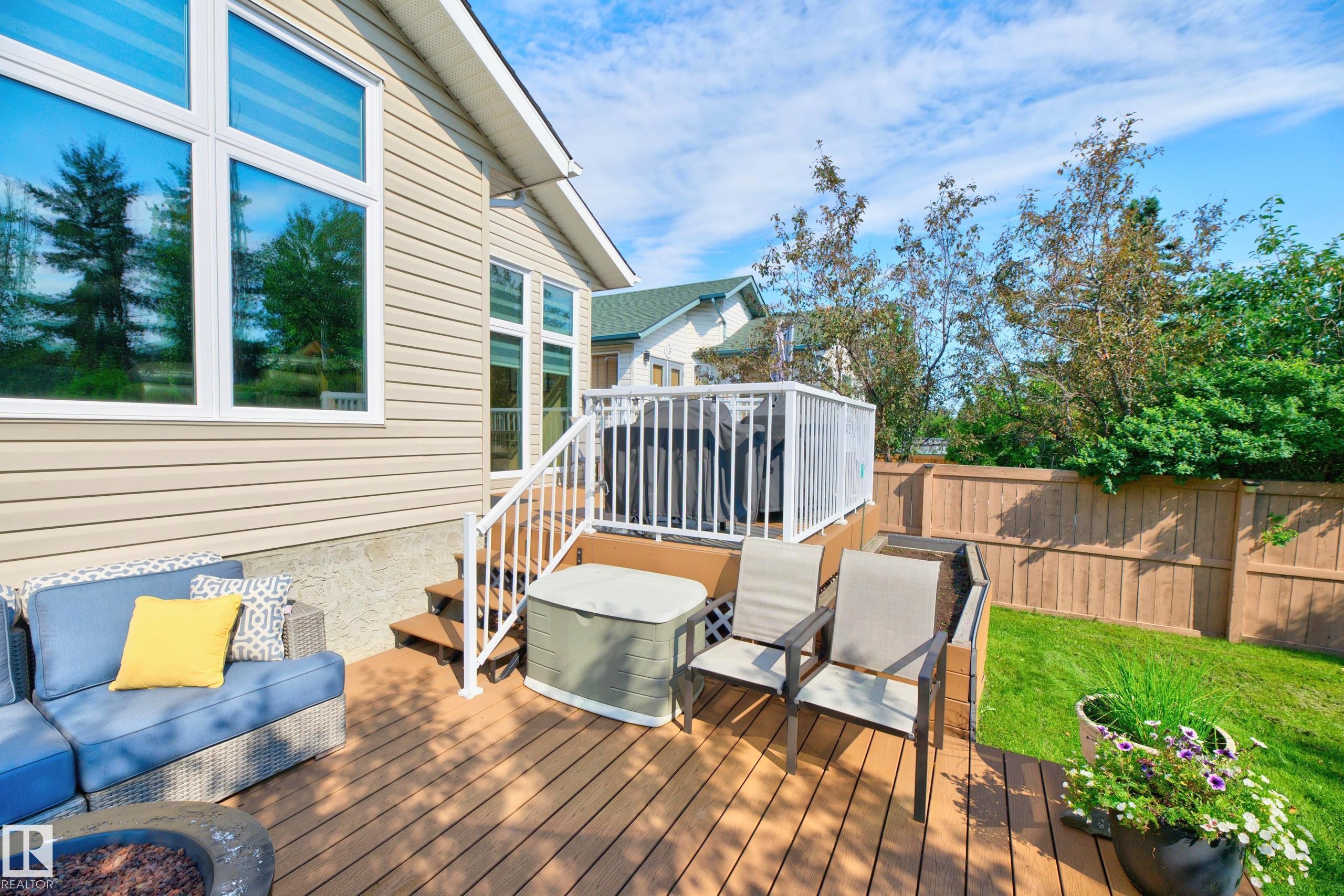 97 Foxboro Way, Sherwood Park, AB - Outdoor With Deck Patio Veranda With Exterior