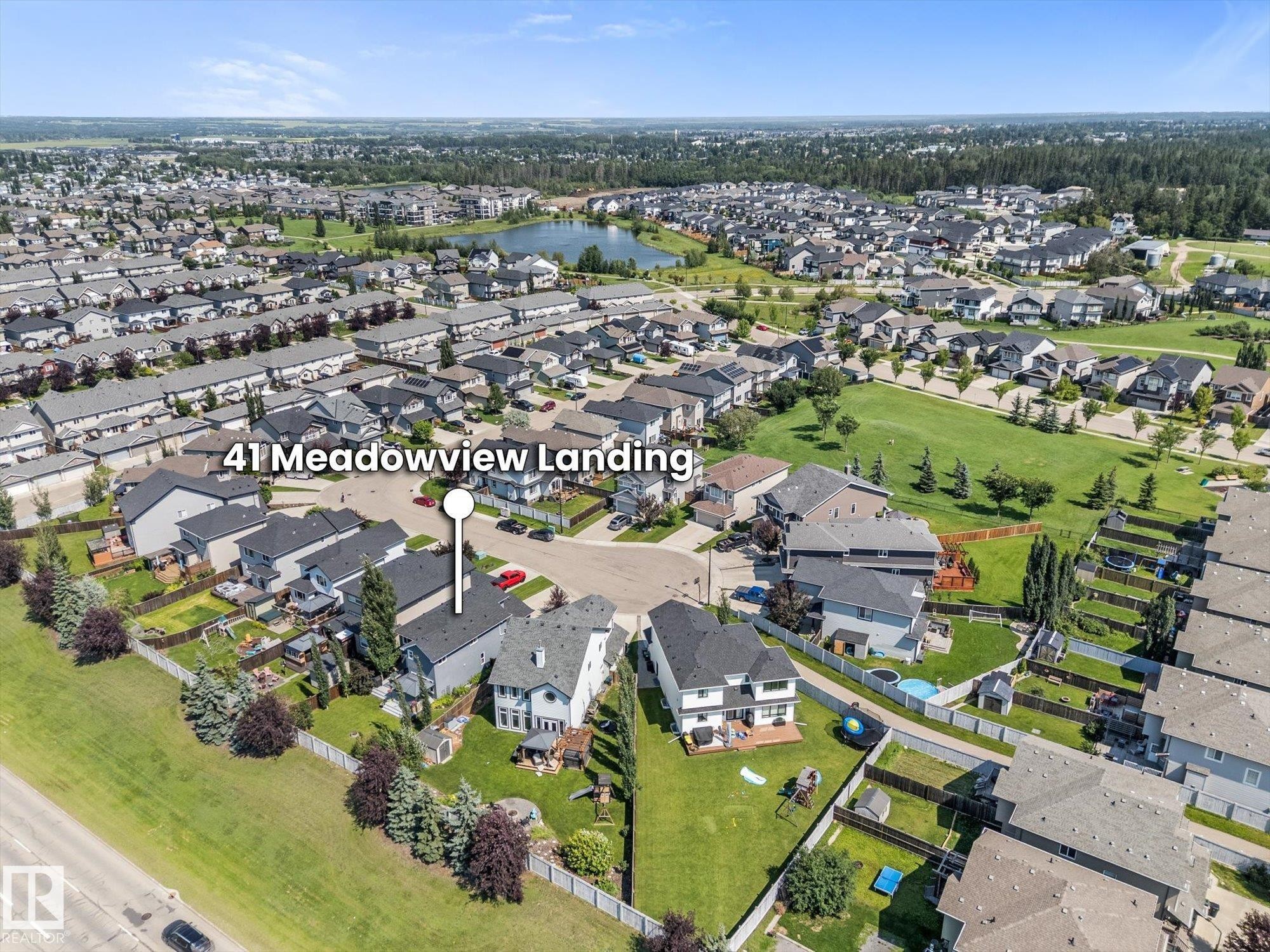 41 Meadowview Landing, Spruce Grove, AB - Outdoor With View
