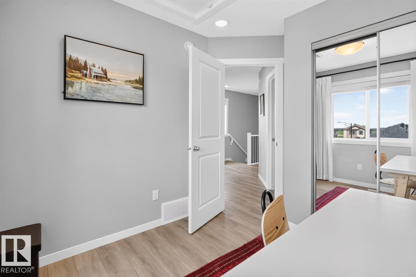 2nd Bedroom located on the 3rd Floor. - 1051 Cy Becker Road Nw, Edmonton, AB - Indoor Photo Showing Other Room
