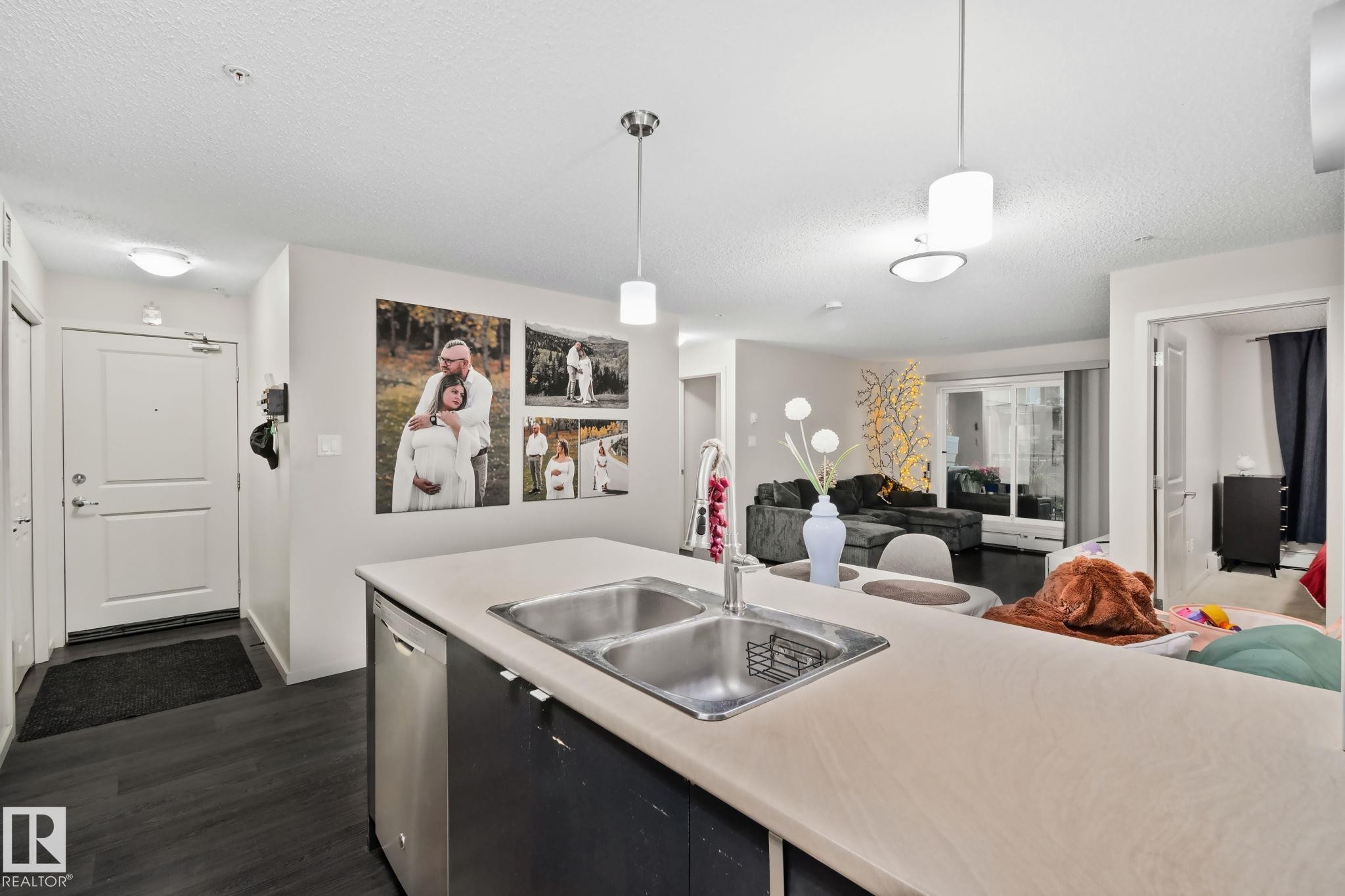 #226 344 Windermere Rd Nw, Edmonton, AB - Indoor Photo Showing Kitchen With Double Sink