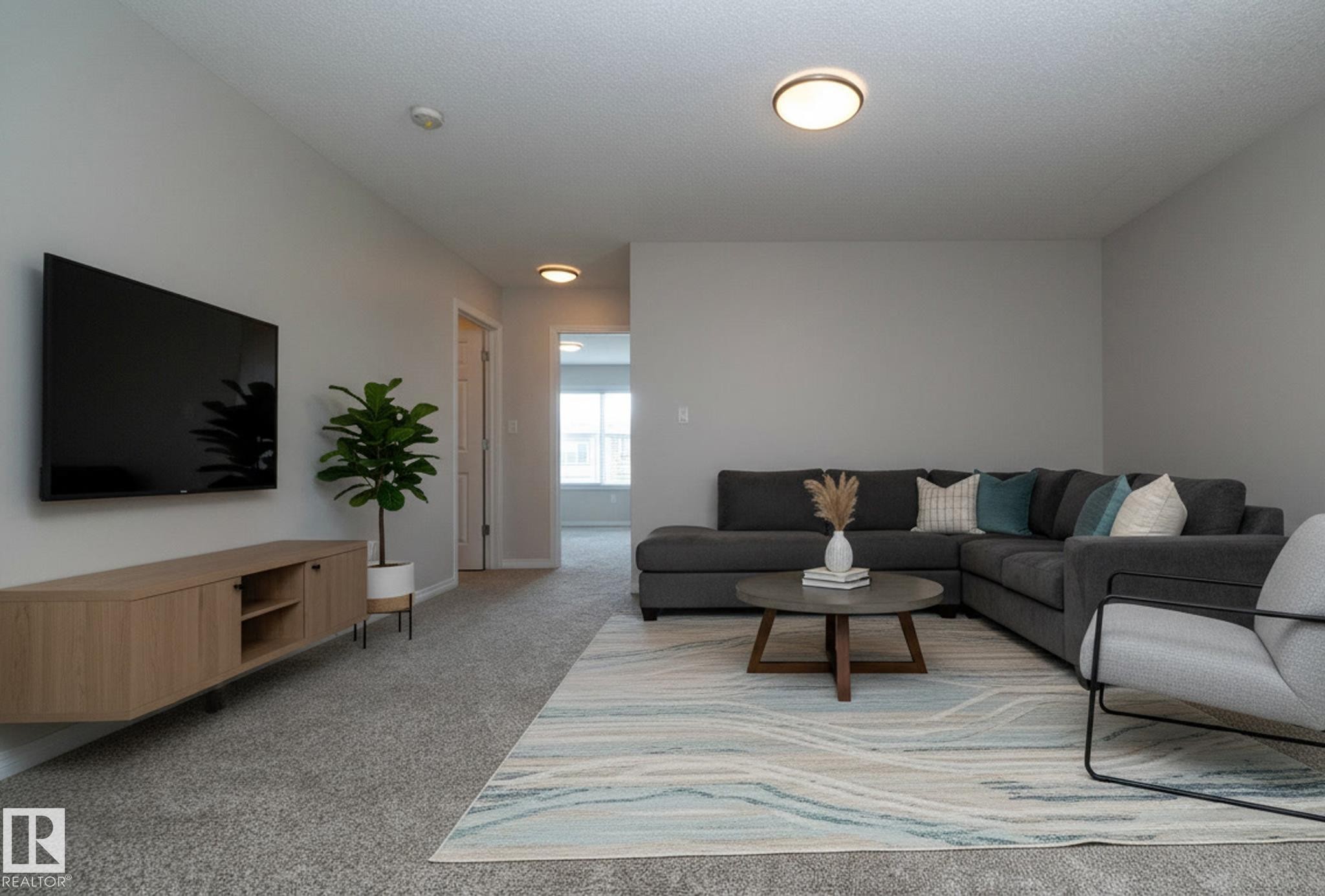 5233 Crabapple Link Sw, Edmonton, AB - Indoor Photo Showing Living Room