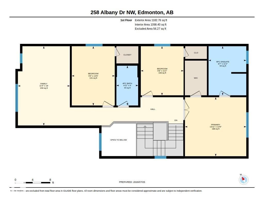 Floor plan - 258 Albany Drive Nw, Edmonton, AB - Other